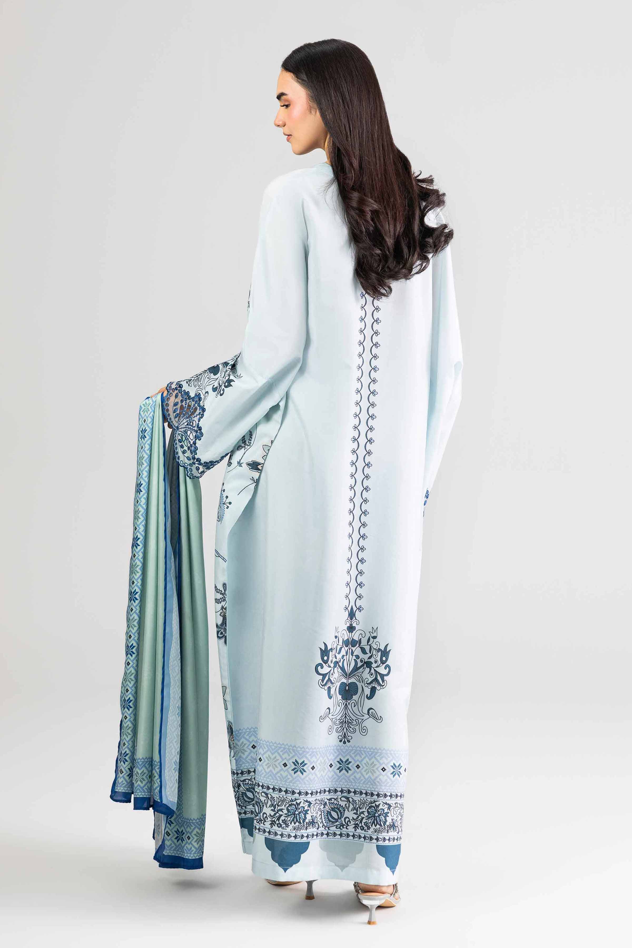 2 Piece - Printed Embroidered Shirt - FE26-68 - Image 2