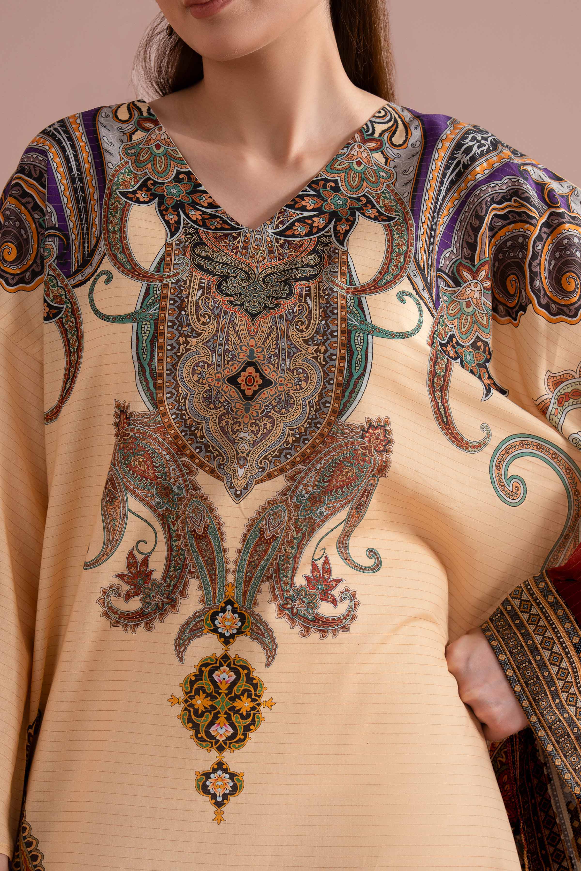 Printed Dress - FE26-76 - Image 7