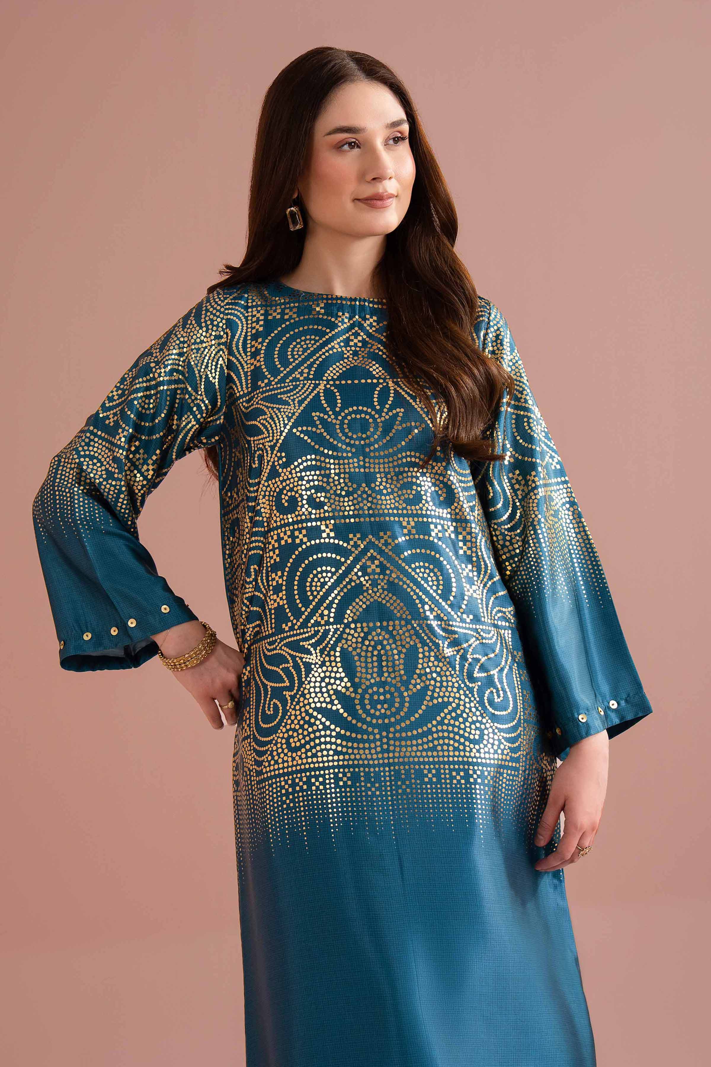 Printed Dress - FE26-88 - Image 5