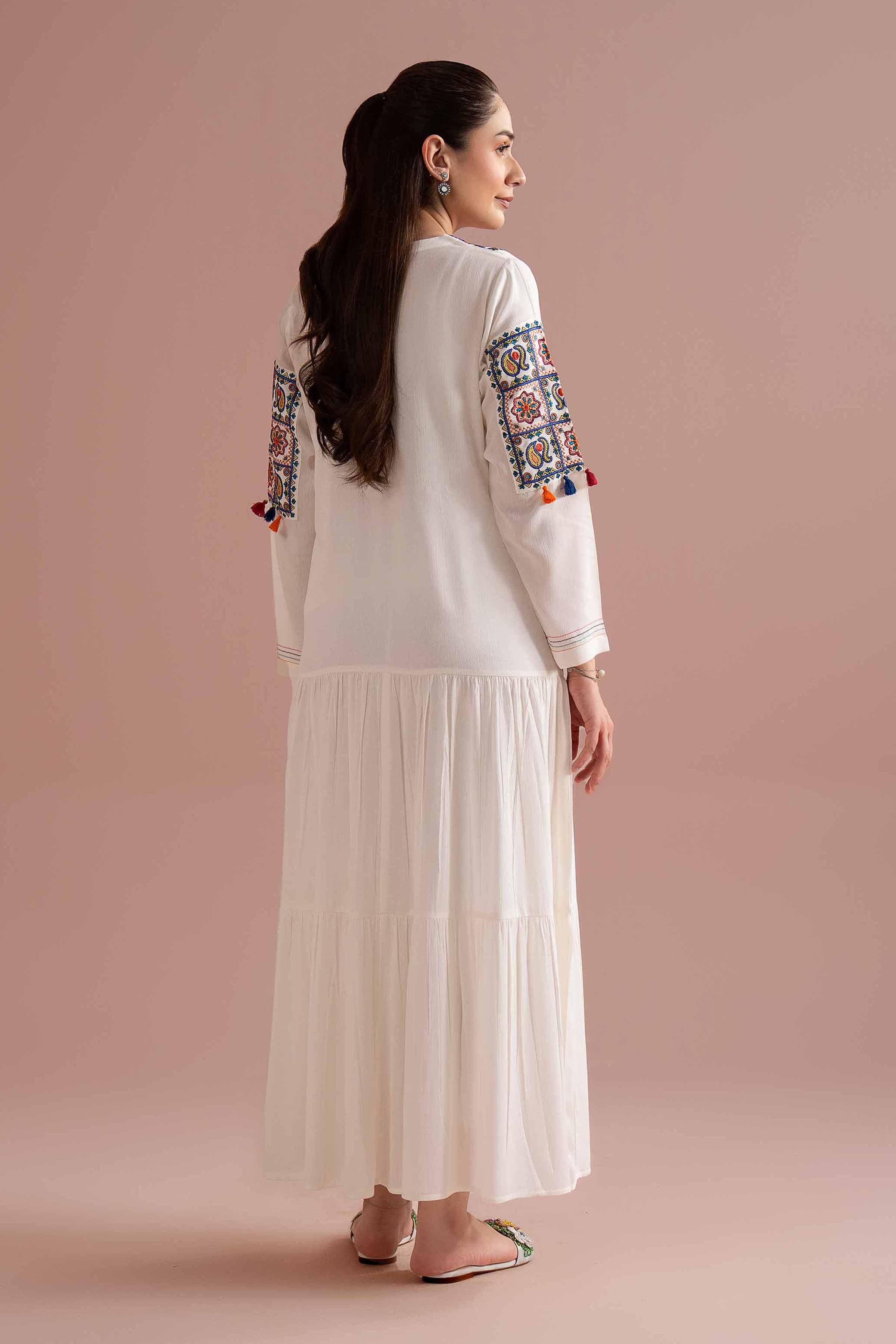 Embroidered Dress - FE26-92 - Image 4