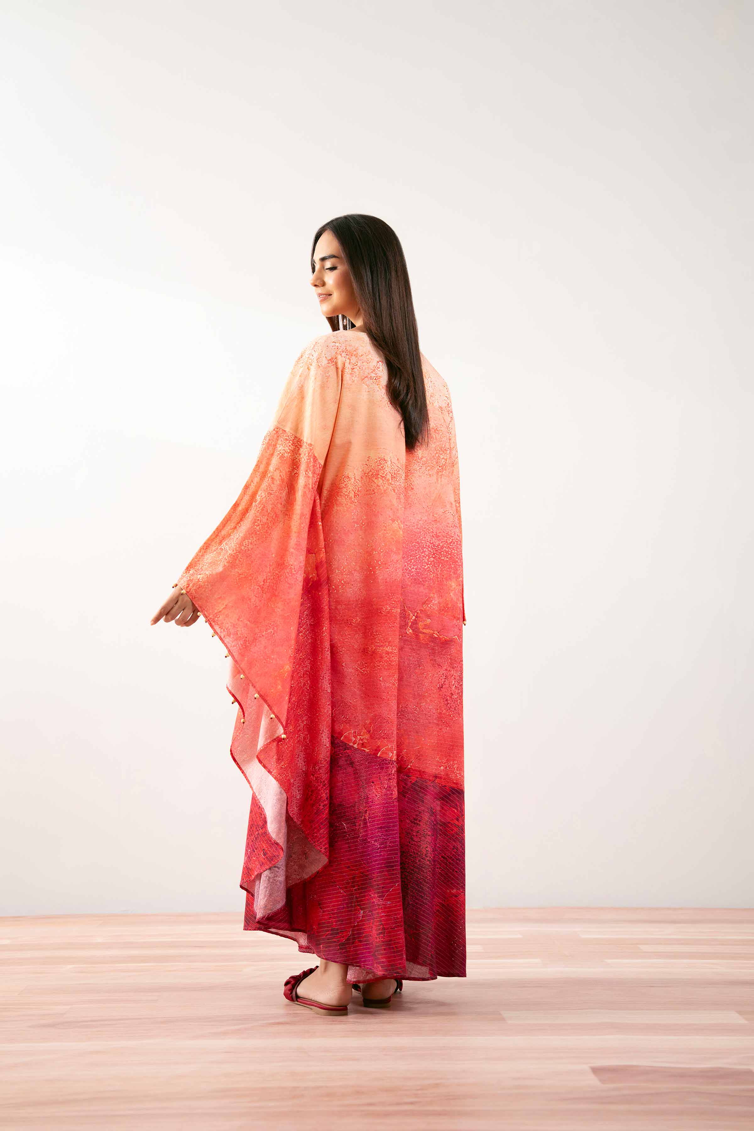 Printed Kaftan -  FS25-25 - Image 4