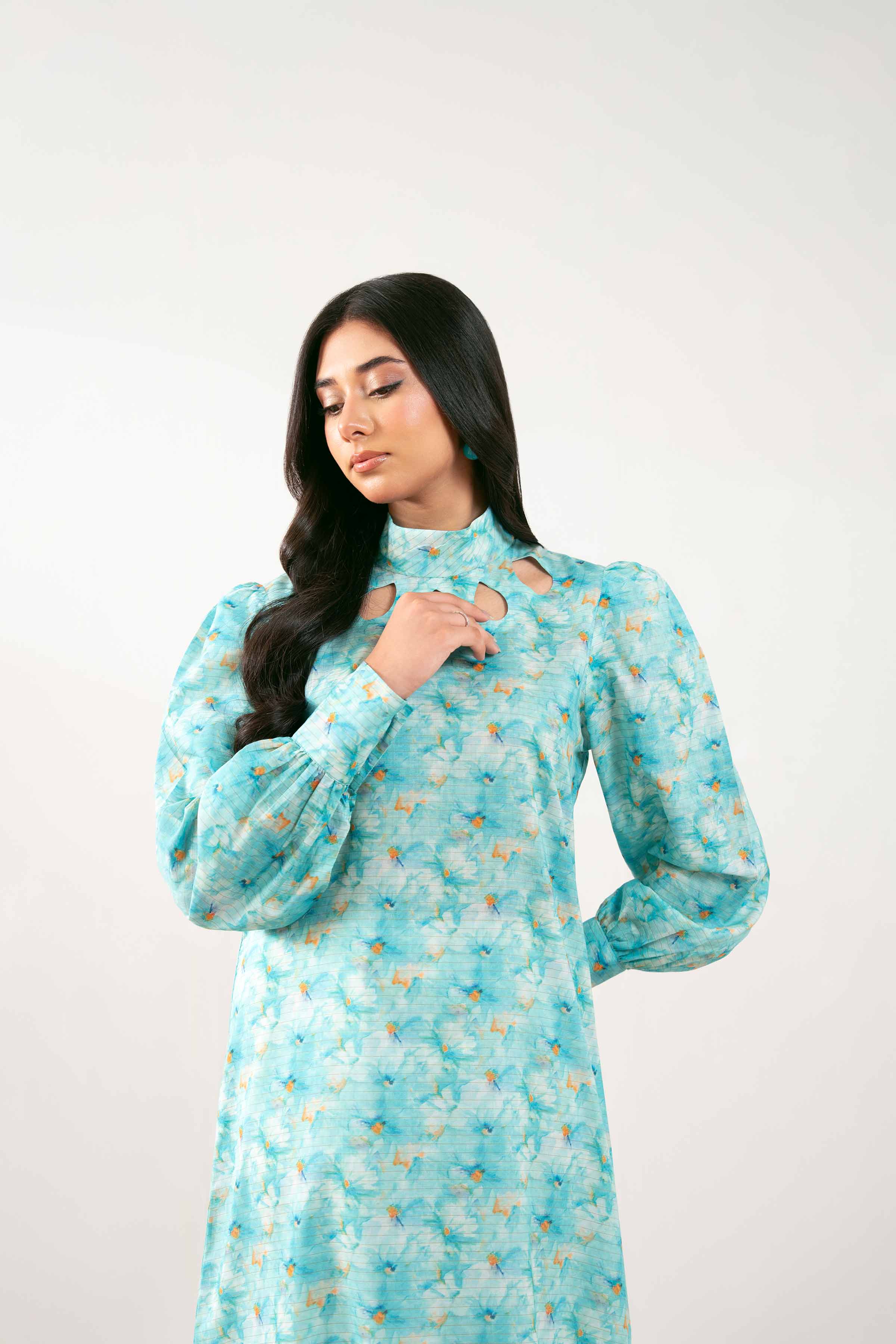 Printed Dress -  FS25-33 - Image 5