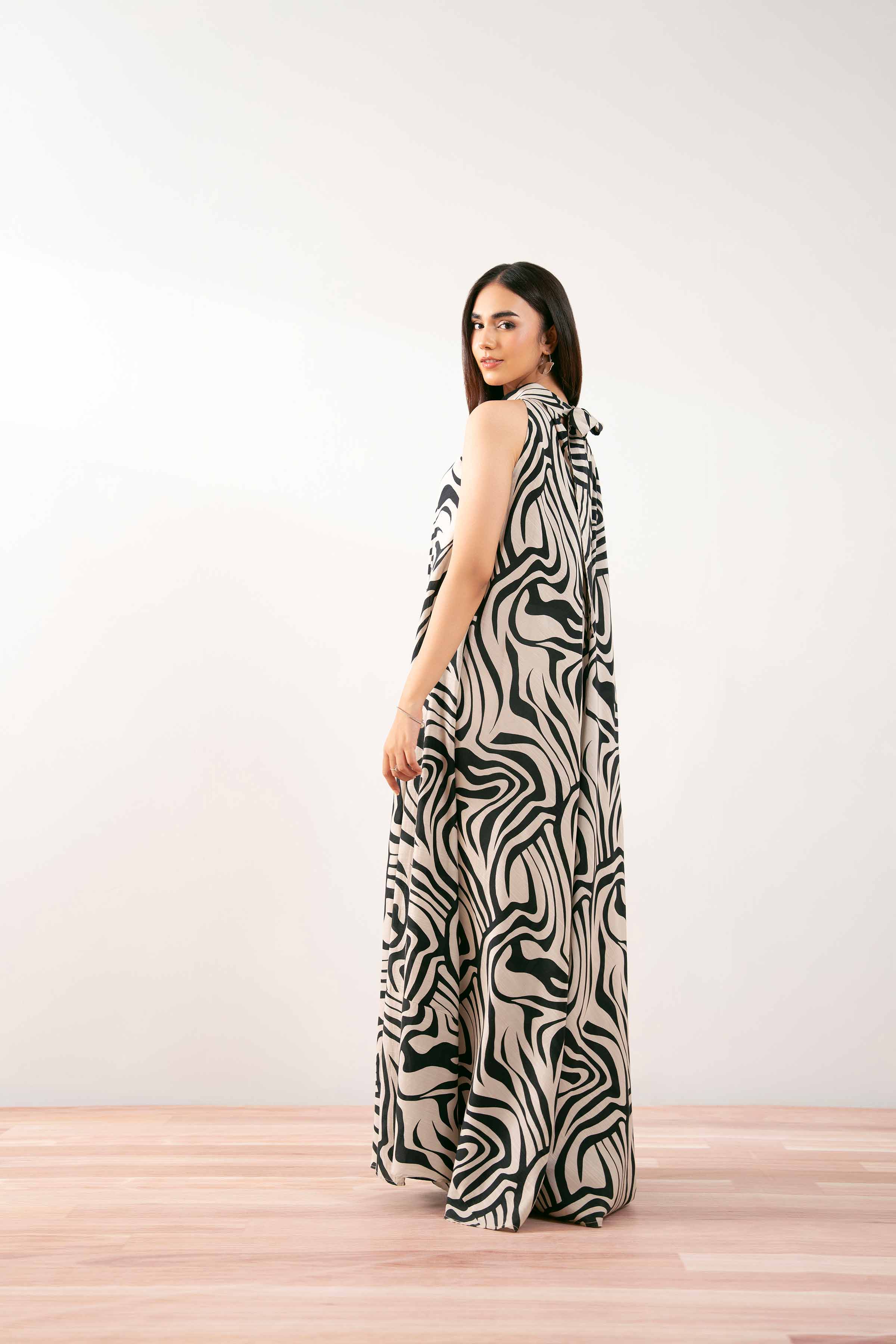 Printed Dress -  FS25-39 - Image 3