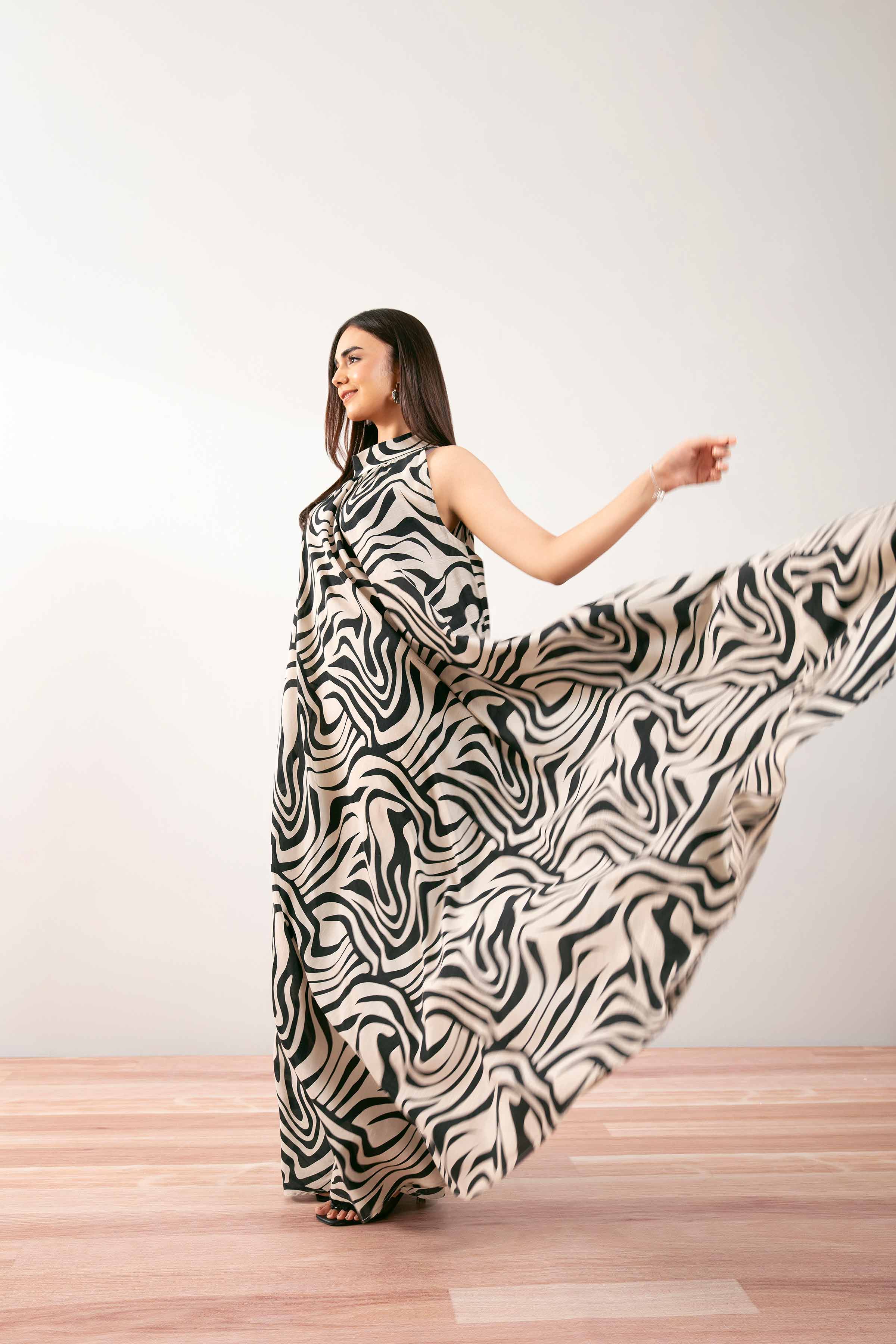 Printed Dress -  FS25-39 - Image 5