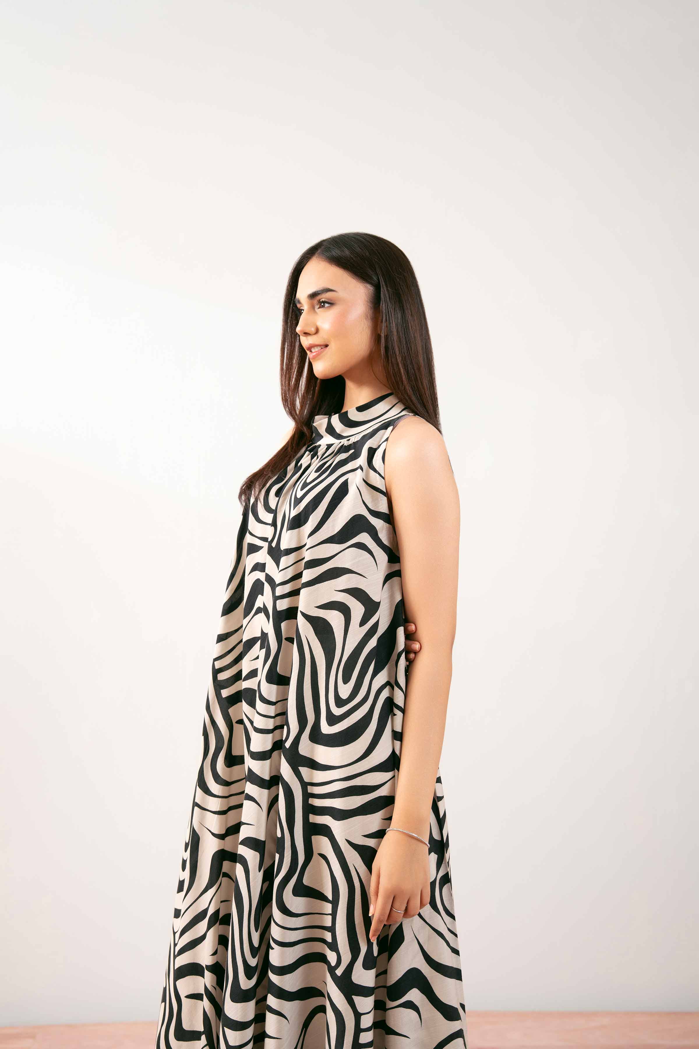 Printed Dress -  FS25-39 - Image 6