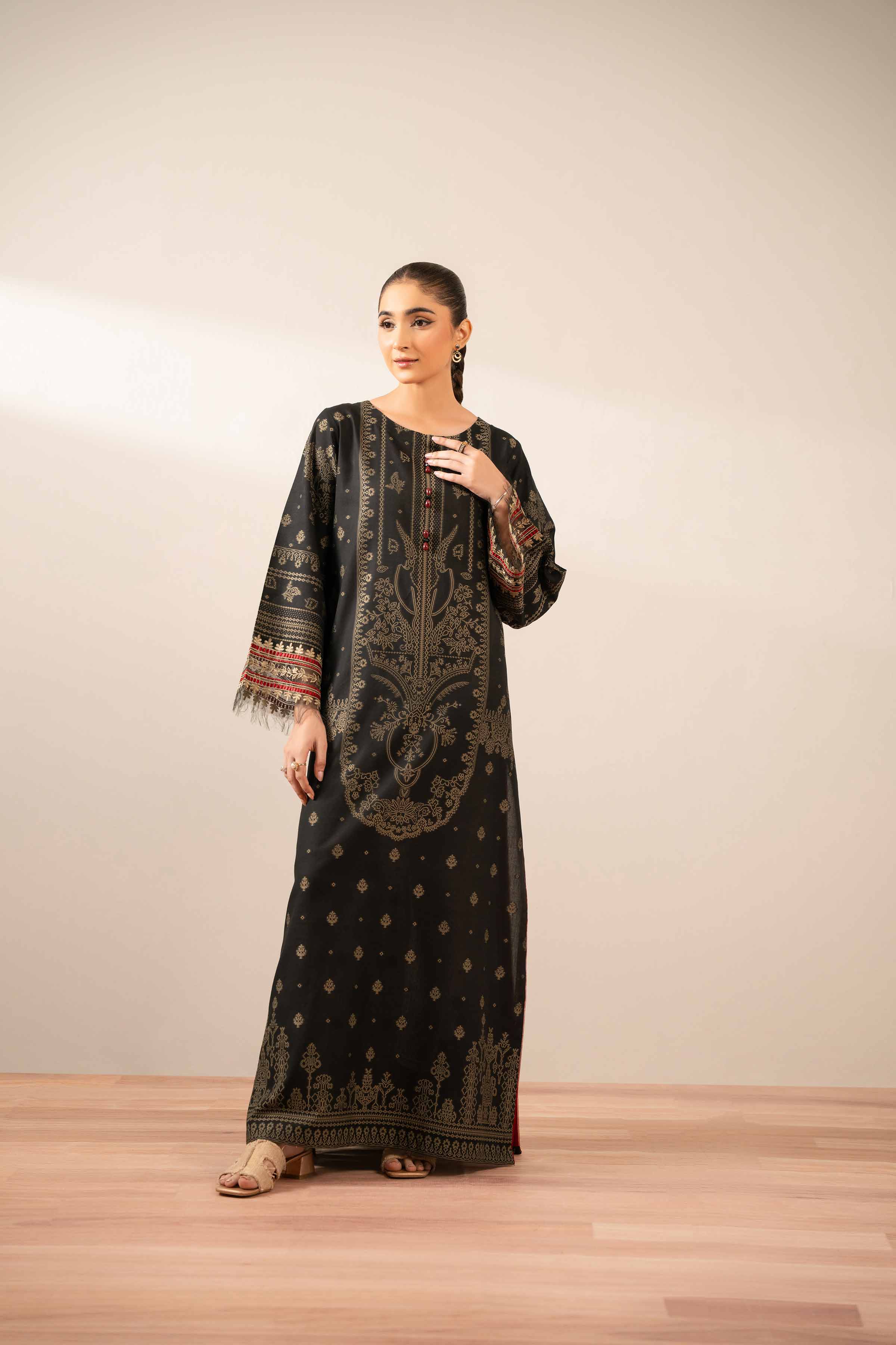 Printed Embroidered Shirt - FS25-44 - Image 4