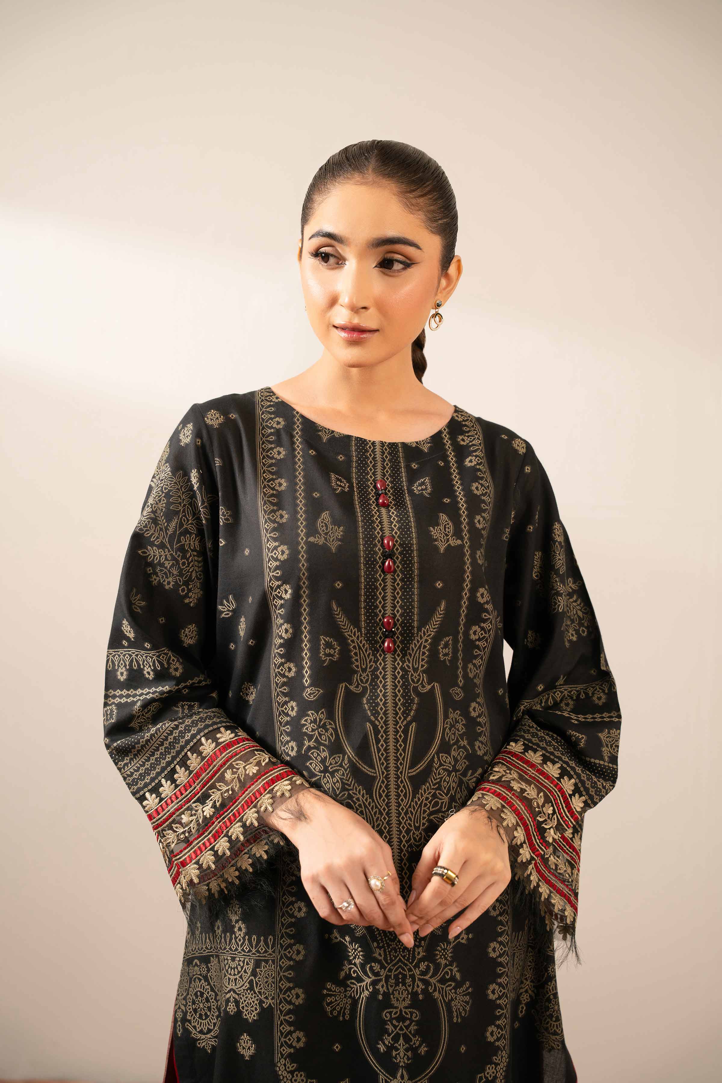 Printed Embroidered Shirt - FS25-44 - Image 5