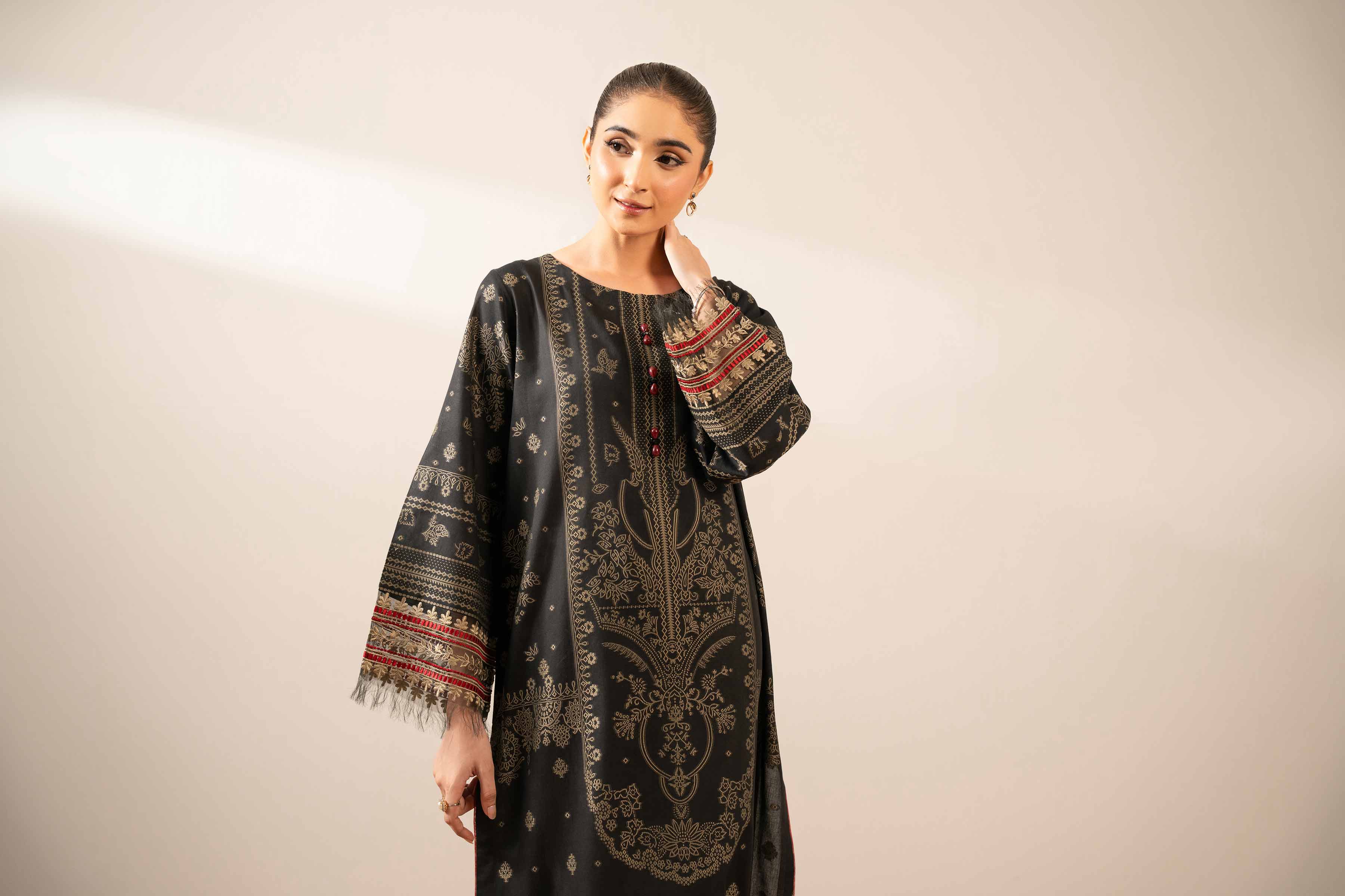 Printed Embroidered Shirt - FS25-44 - Image 6