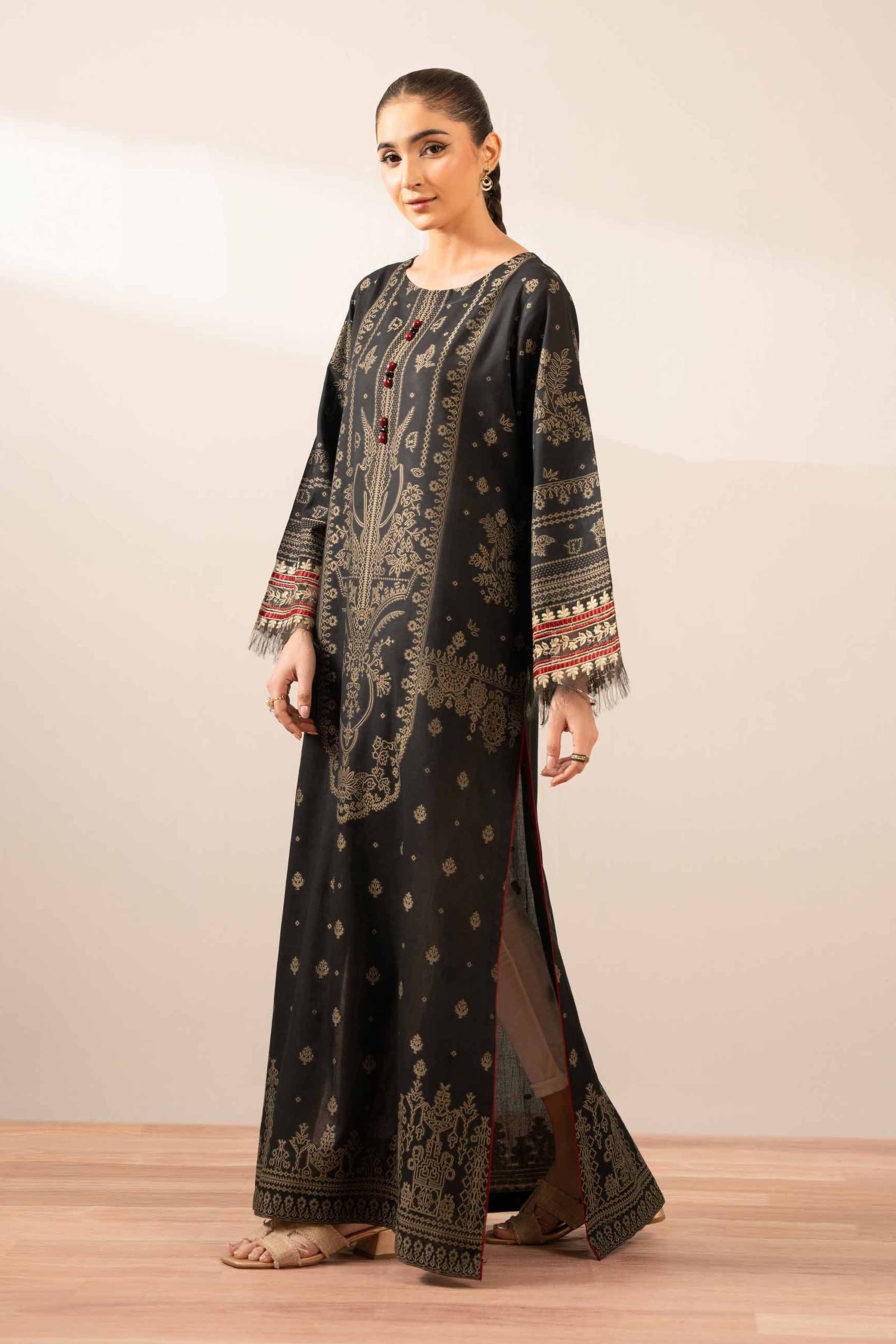 Printed Embroidered Shirt - FS25-44 - Image 7