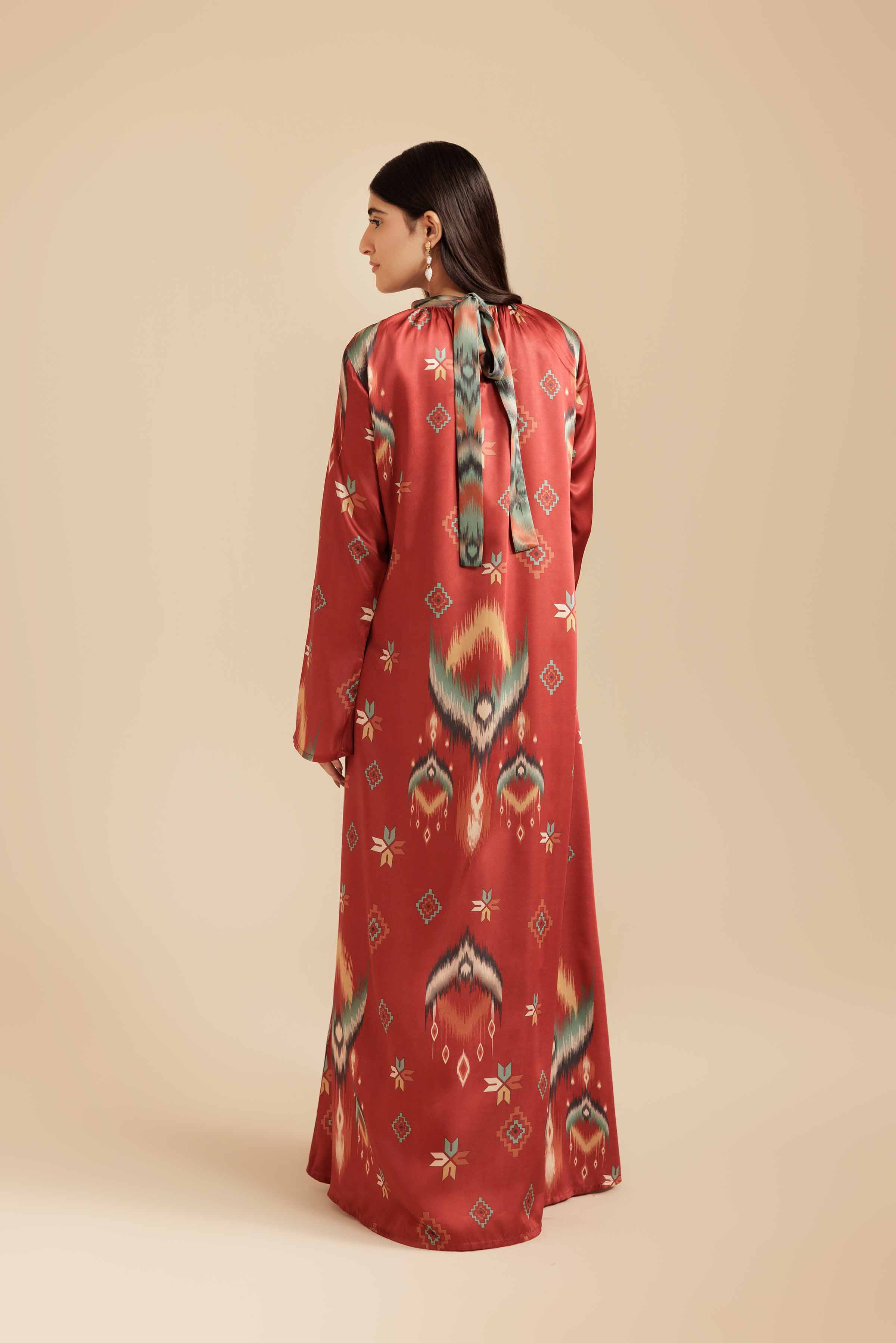 Printed Dress - FS25-47 - Image 3