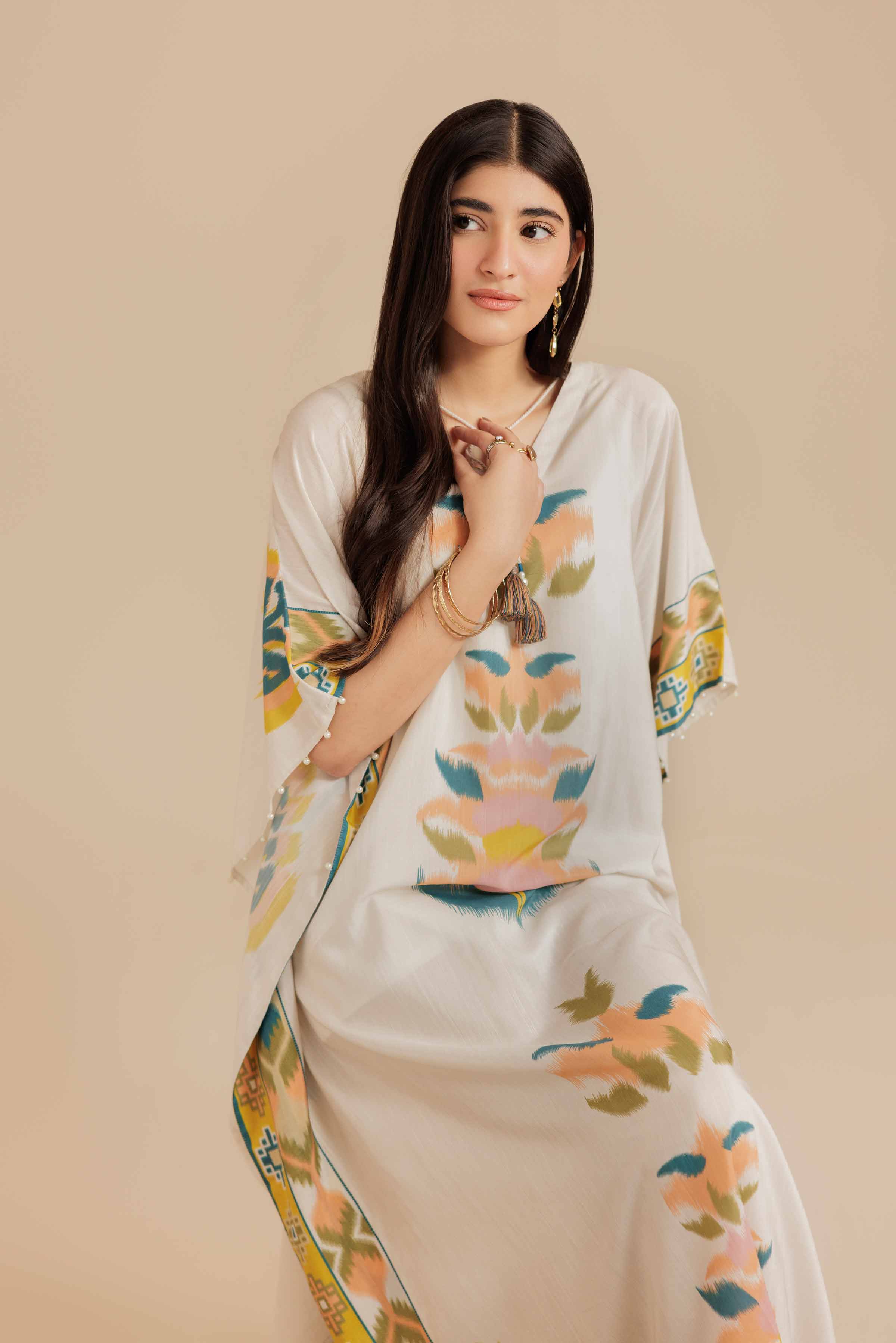 Printed Kaftan - FS25-54 - Image 2