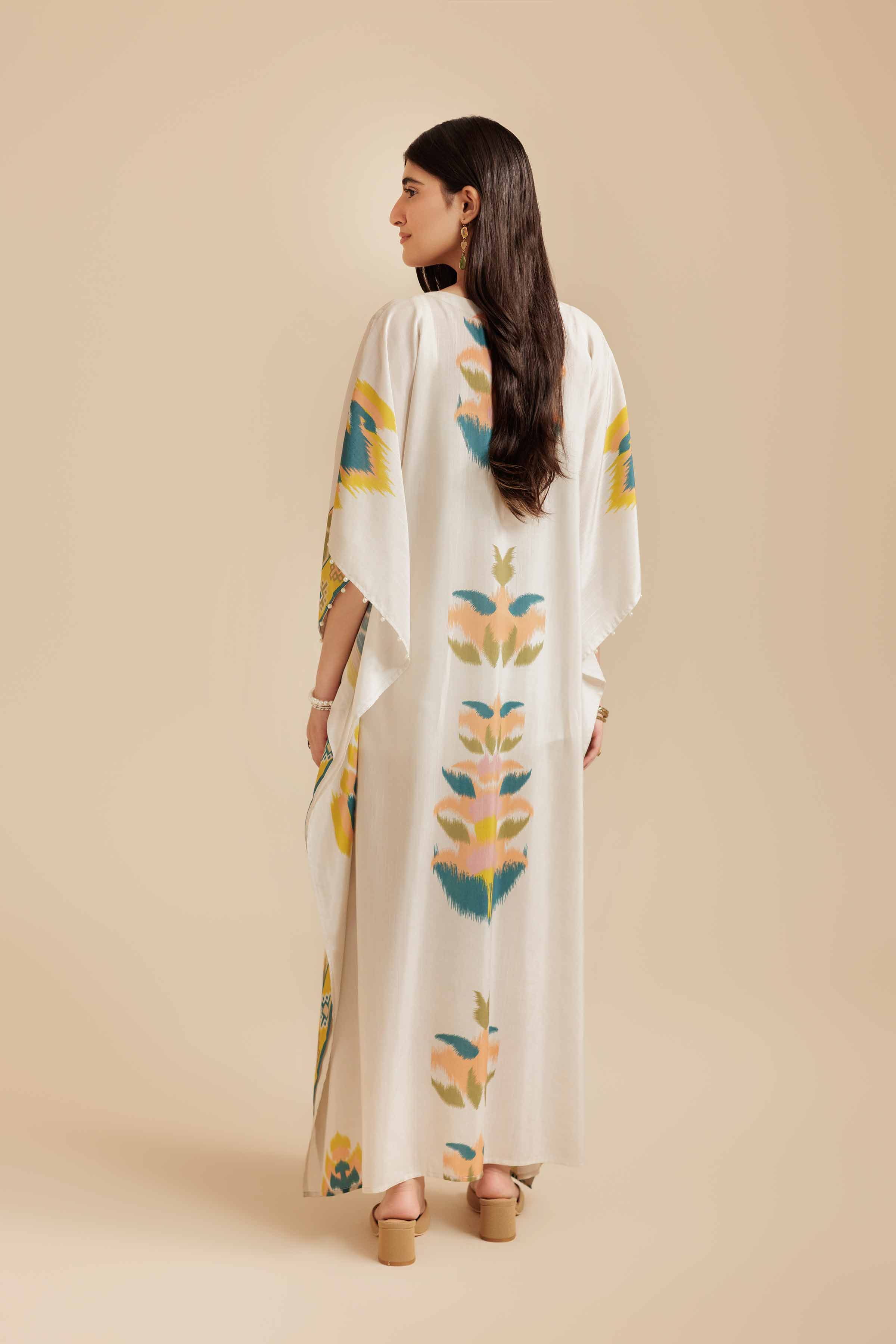 Printed Kaftan - FS25-54 - Image 5