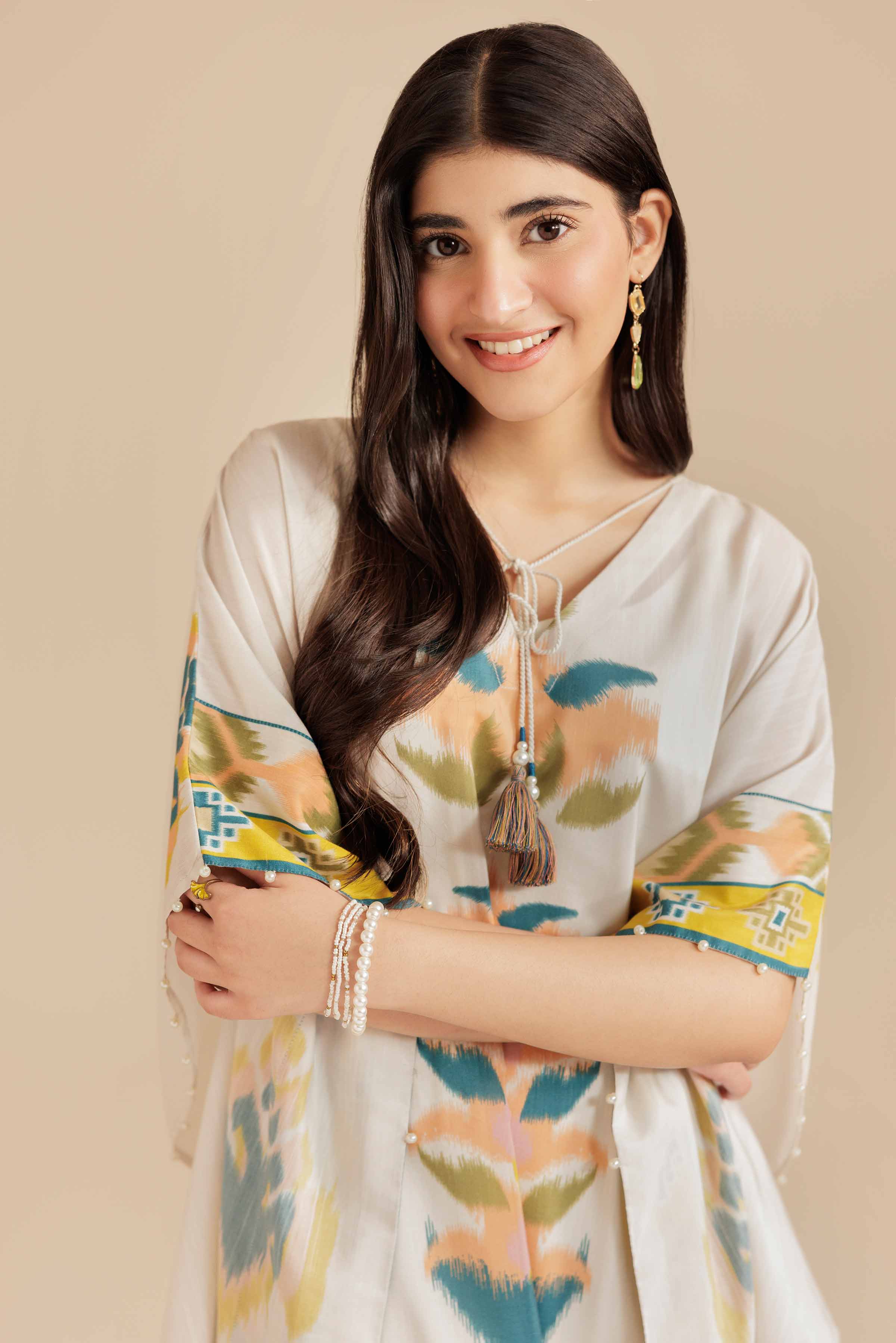 Printed Kaftan - FS25-54 - Image 6
