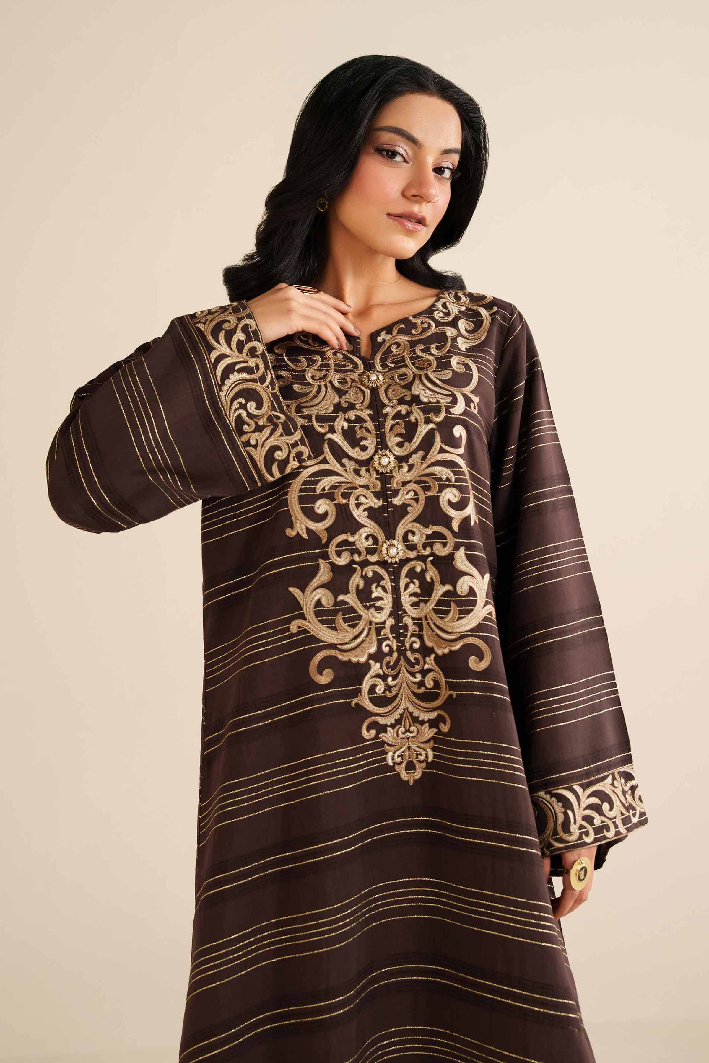 Embroidered Dress - FS25-68 - Image 2