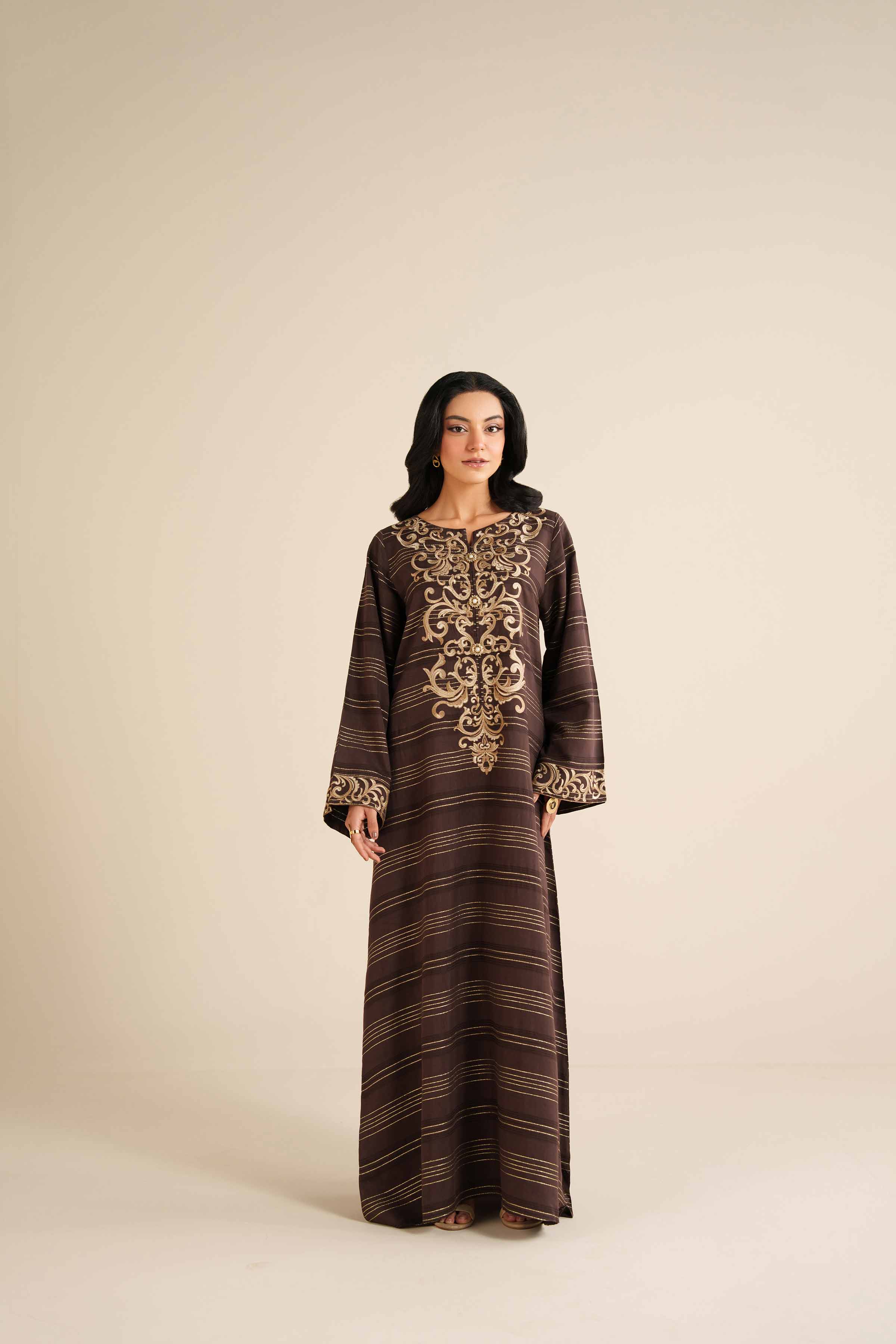 Embroidered Dress - FS25-68 - Image 4