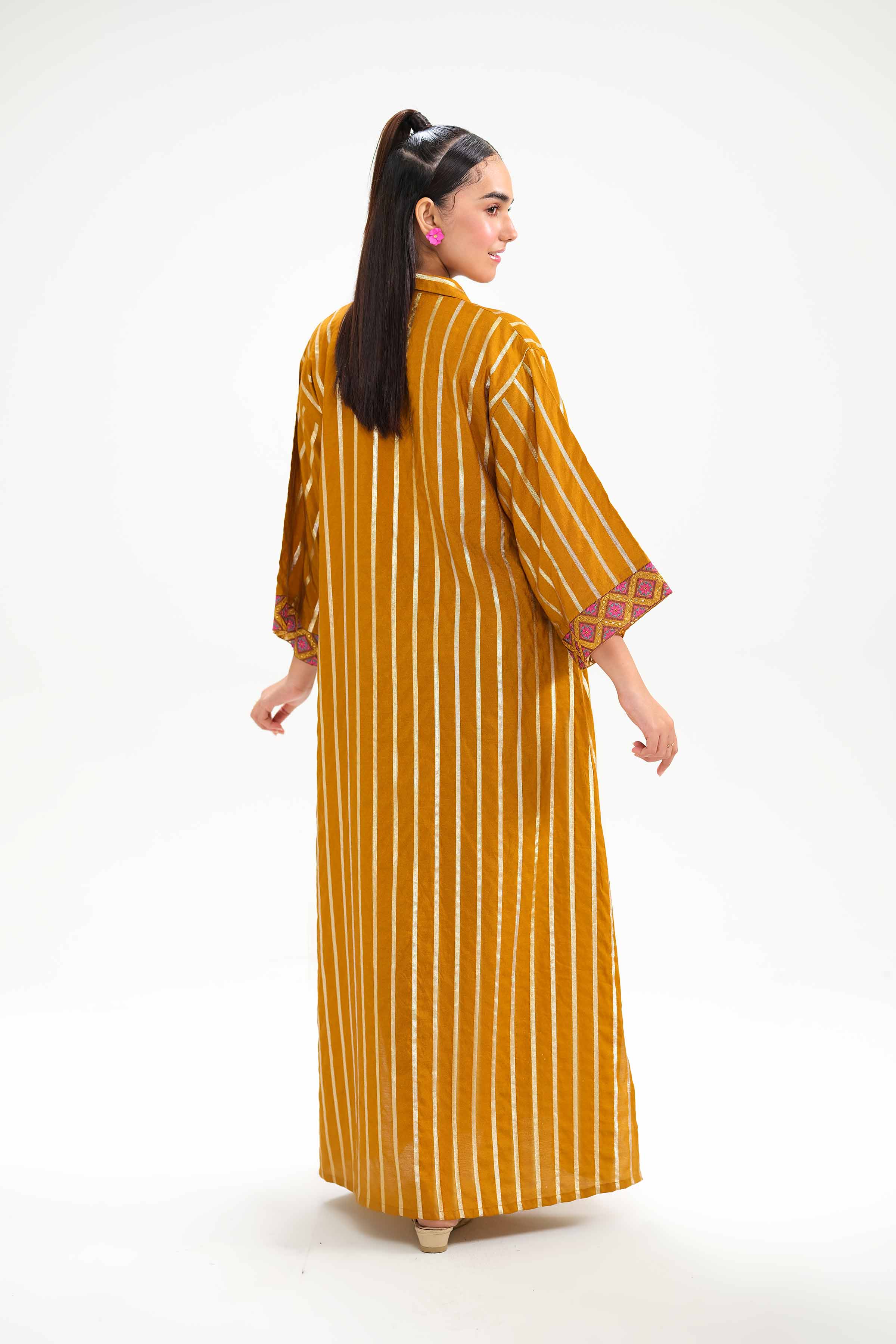 Printed Embroidered Dress - FW24-69 - Image 3