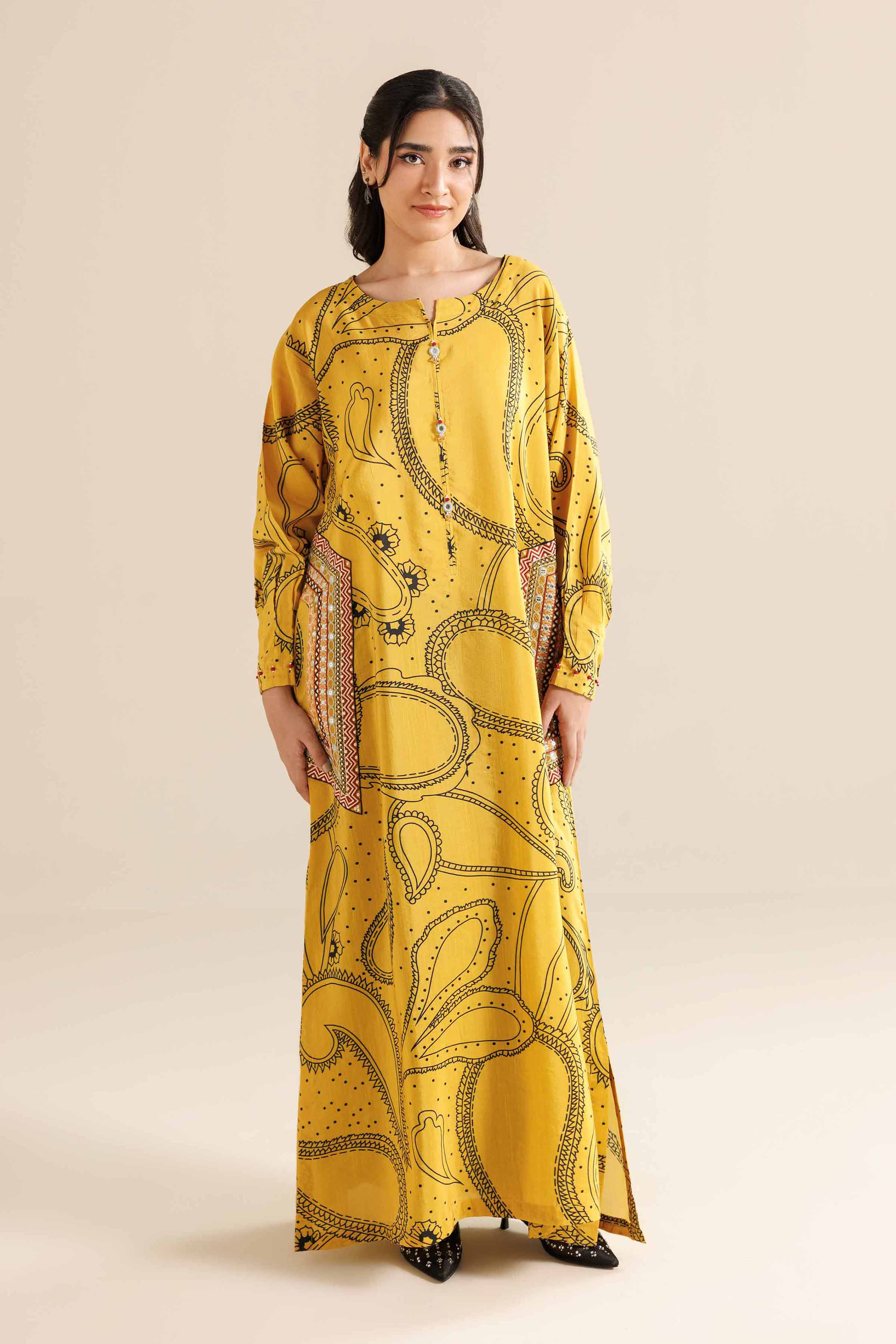 Printed Embroidered Shirt - FW25-54