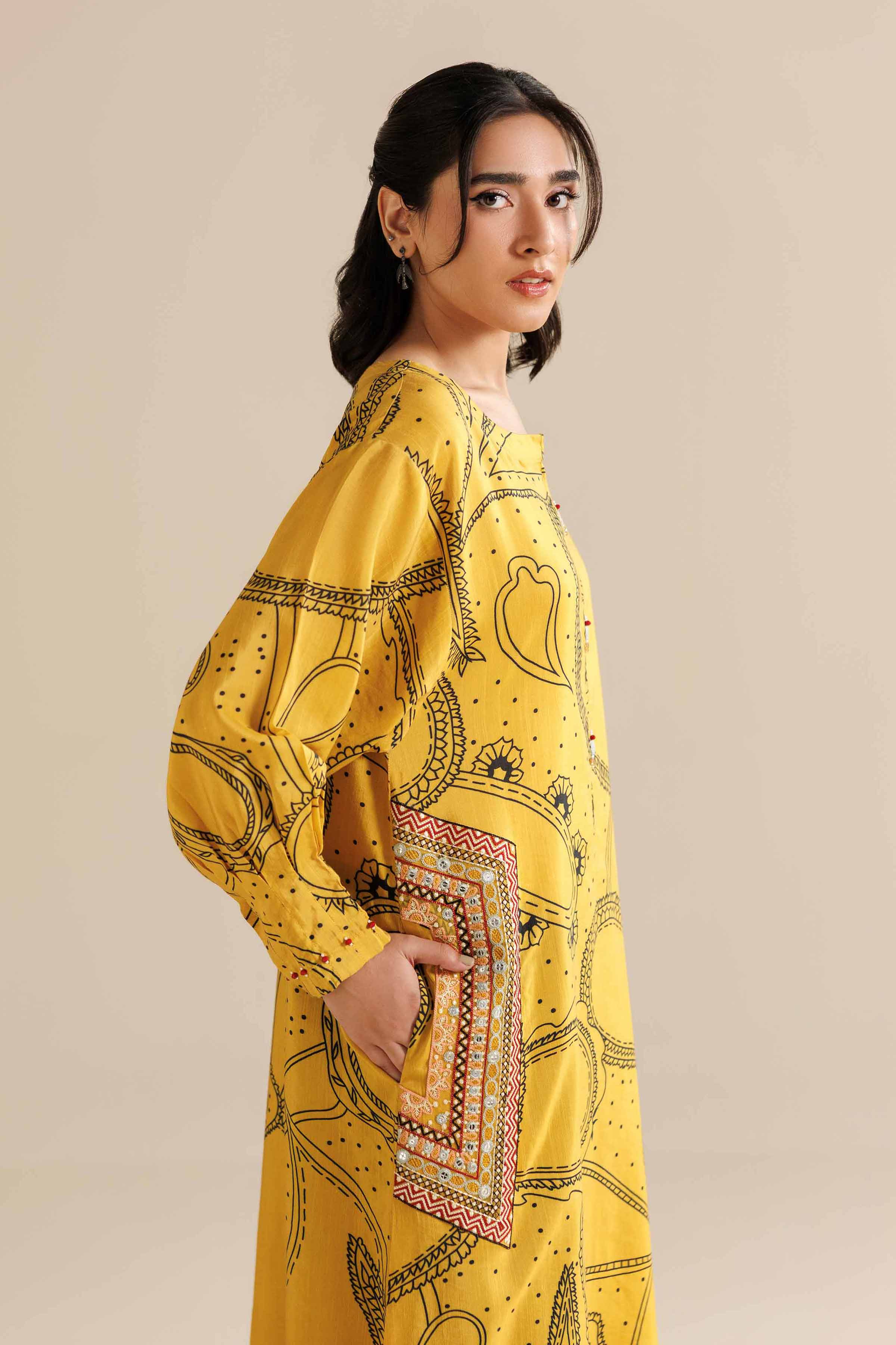 Printed Embroidered Shirt - FW25-54 - Image 2