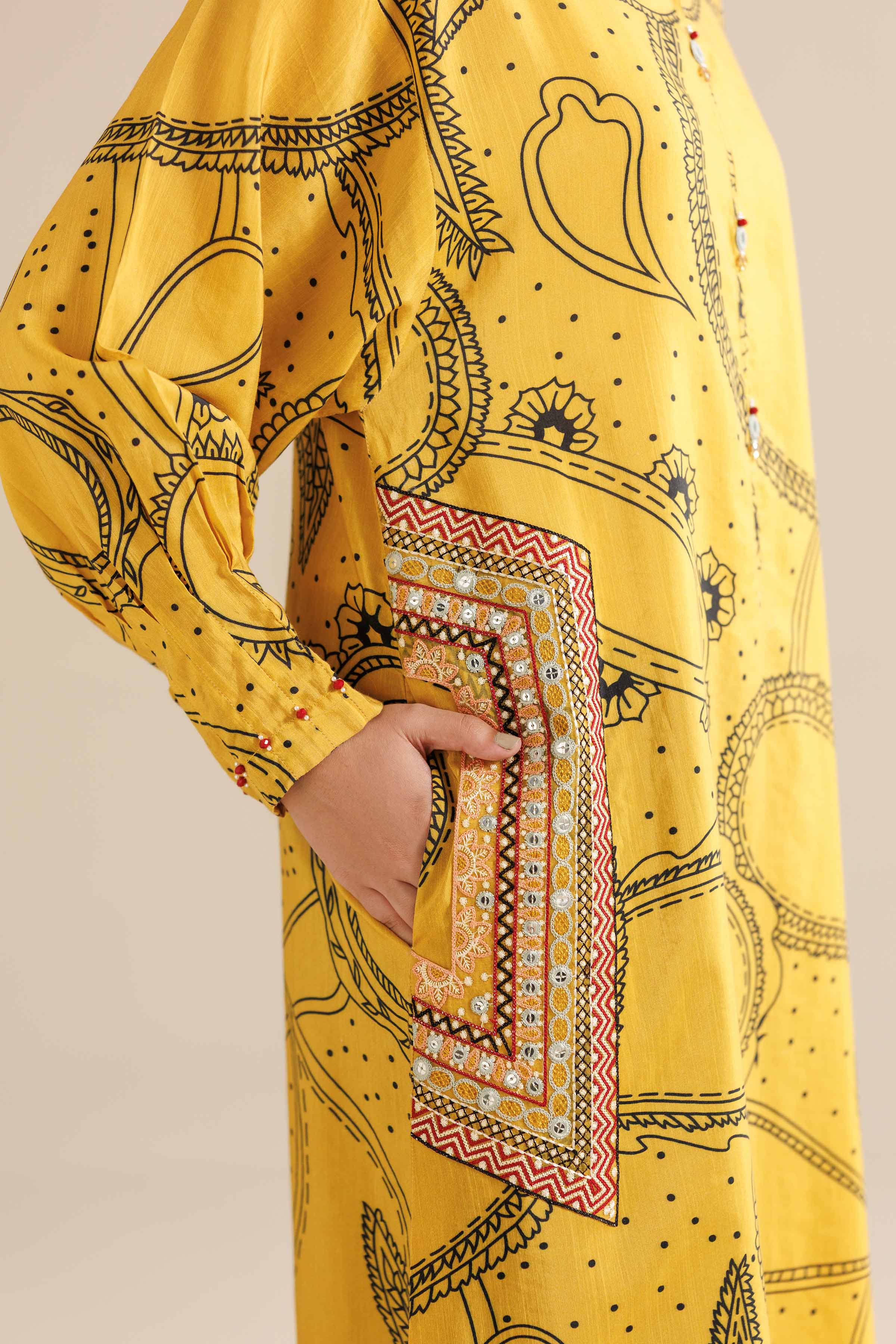Printed Embroidered Shirt - FW25-54 - Image 6
