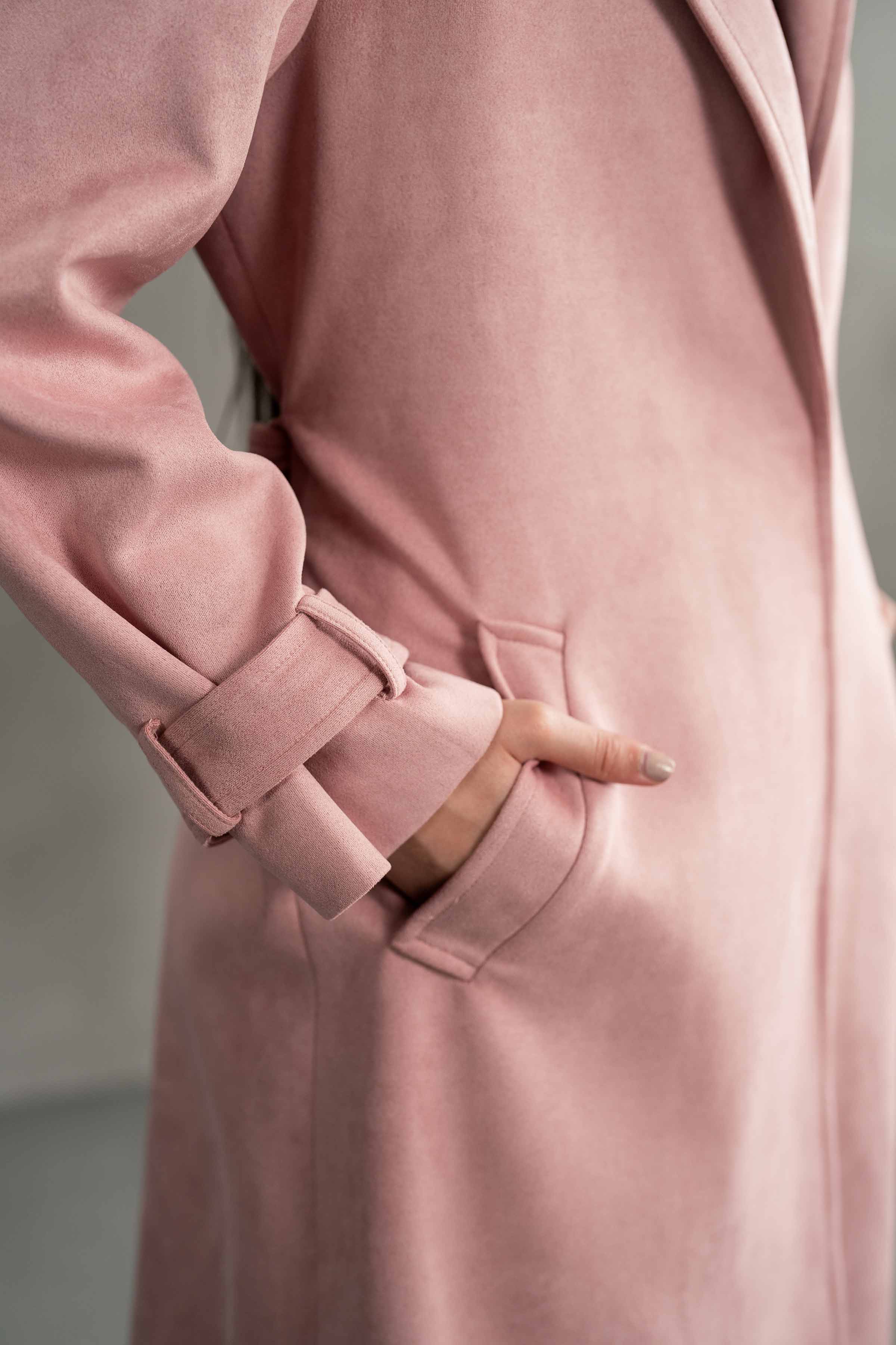 Pink Long Coat-435400105 - Image 3