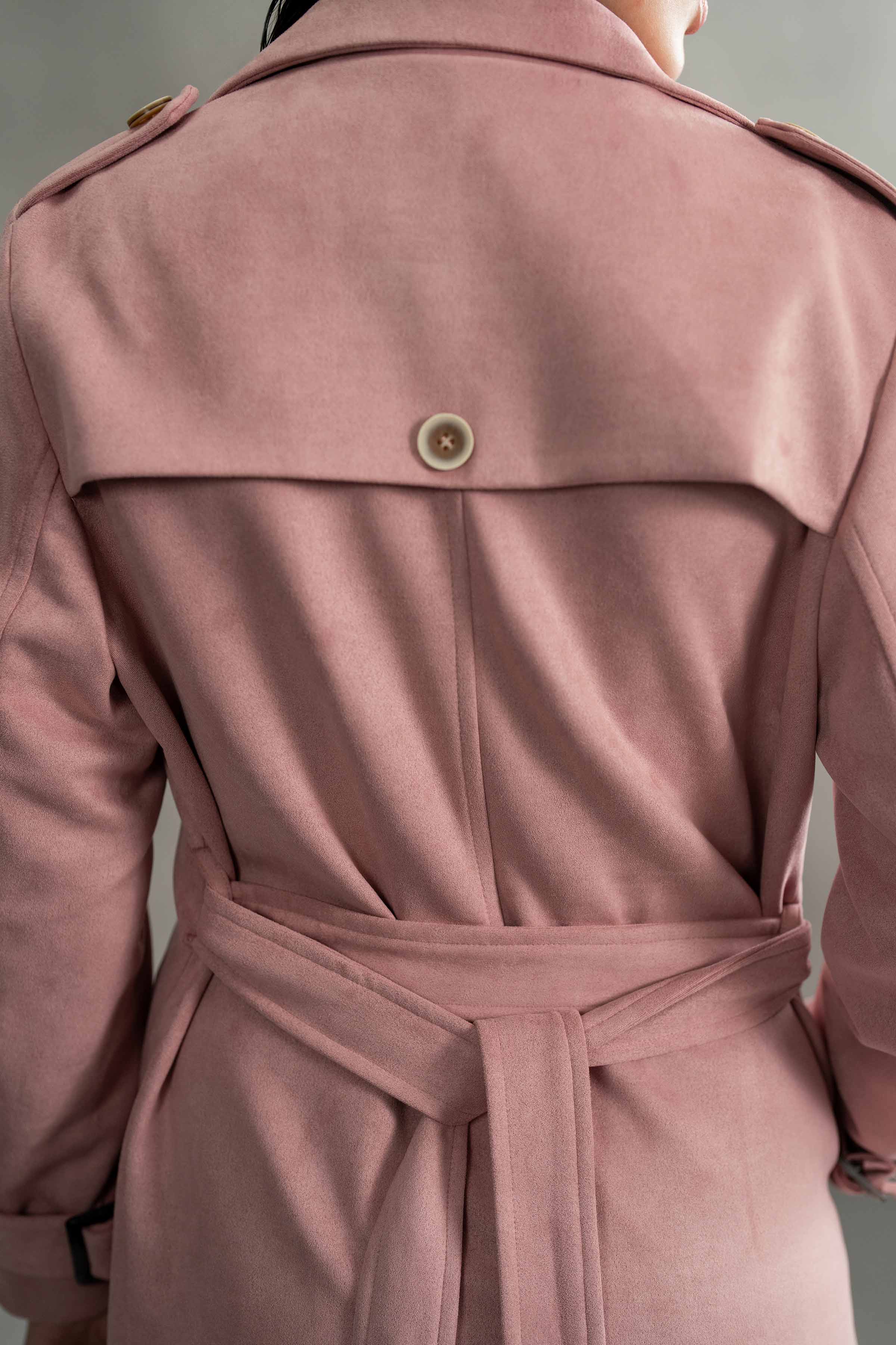Pink Long Coat-435400105 - Image 4