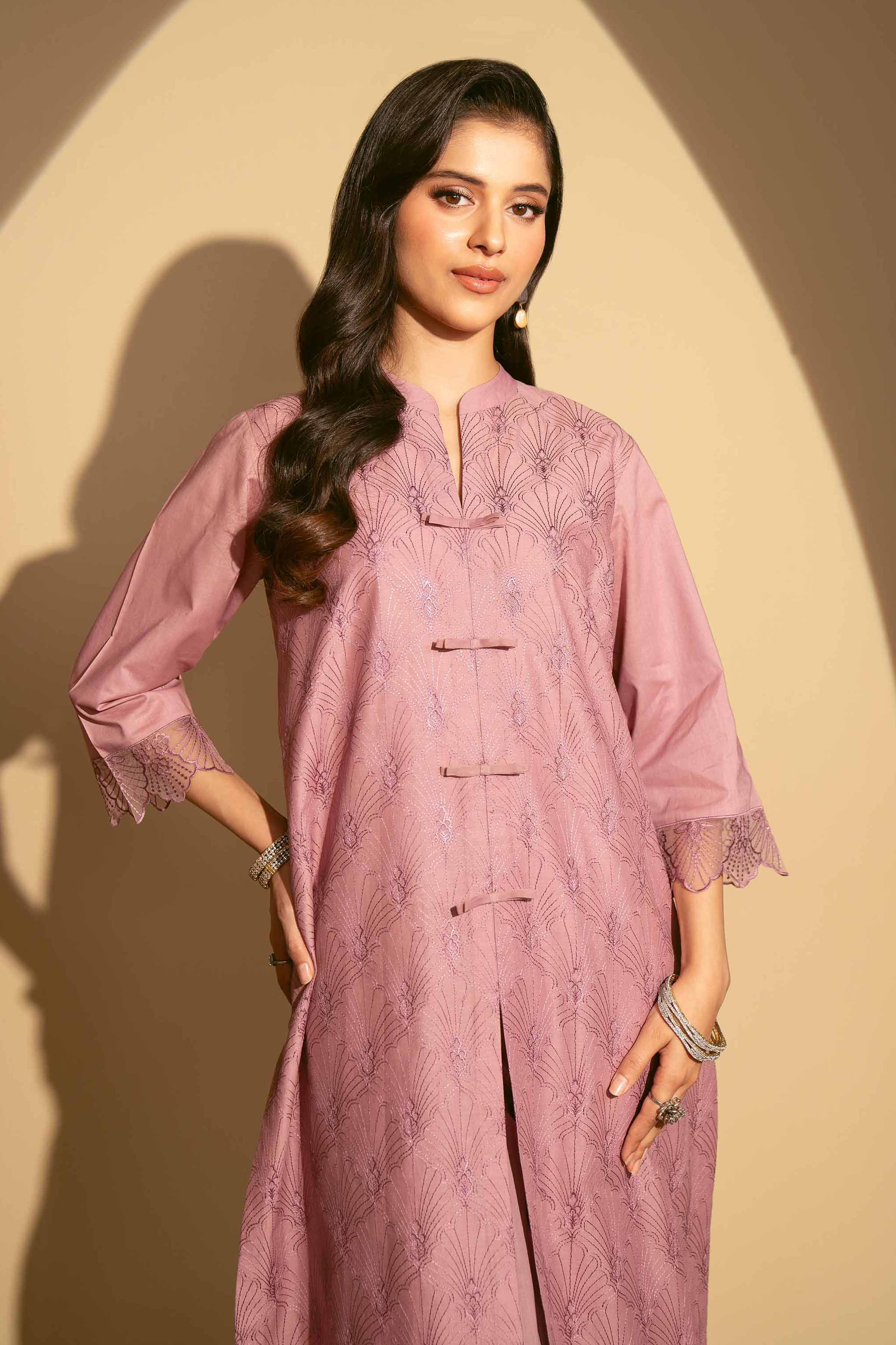2 Piece - Embroidered Suit - KFE25-05 - Image 2