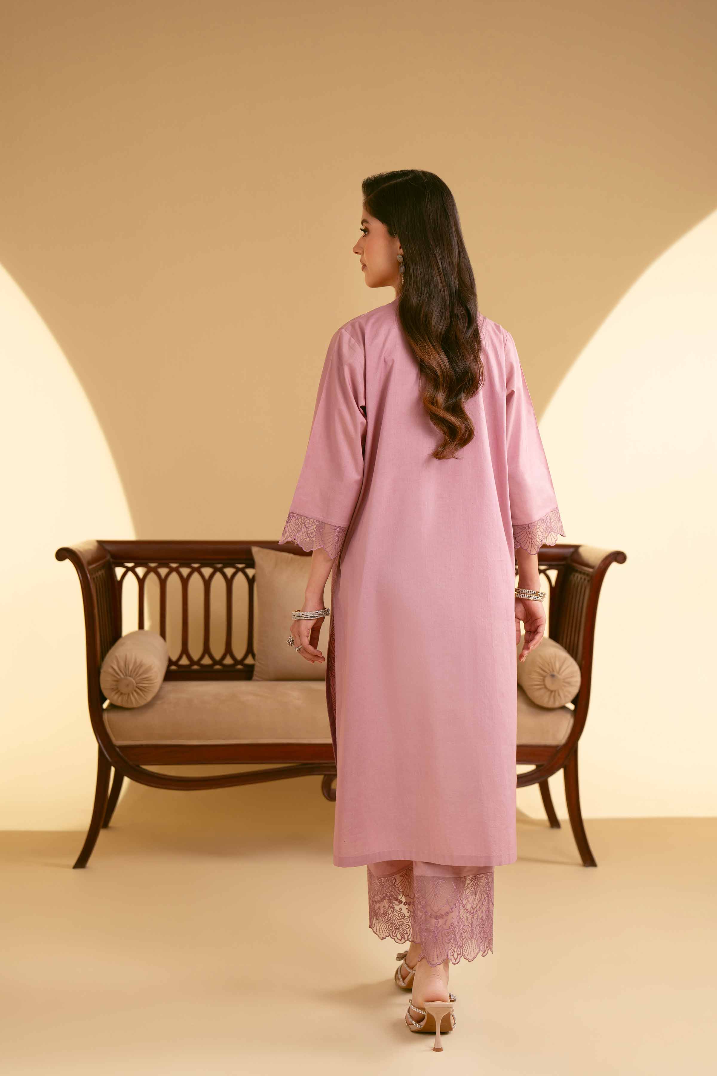 2 Piece - Embroidered Suit - KFE25-05 - Image 3