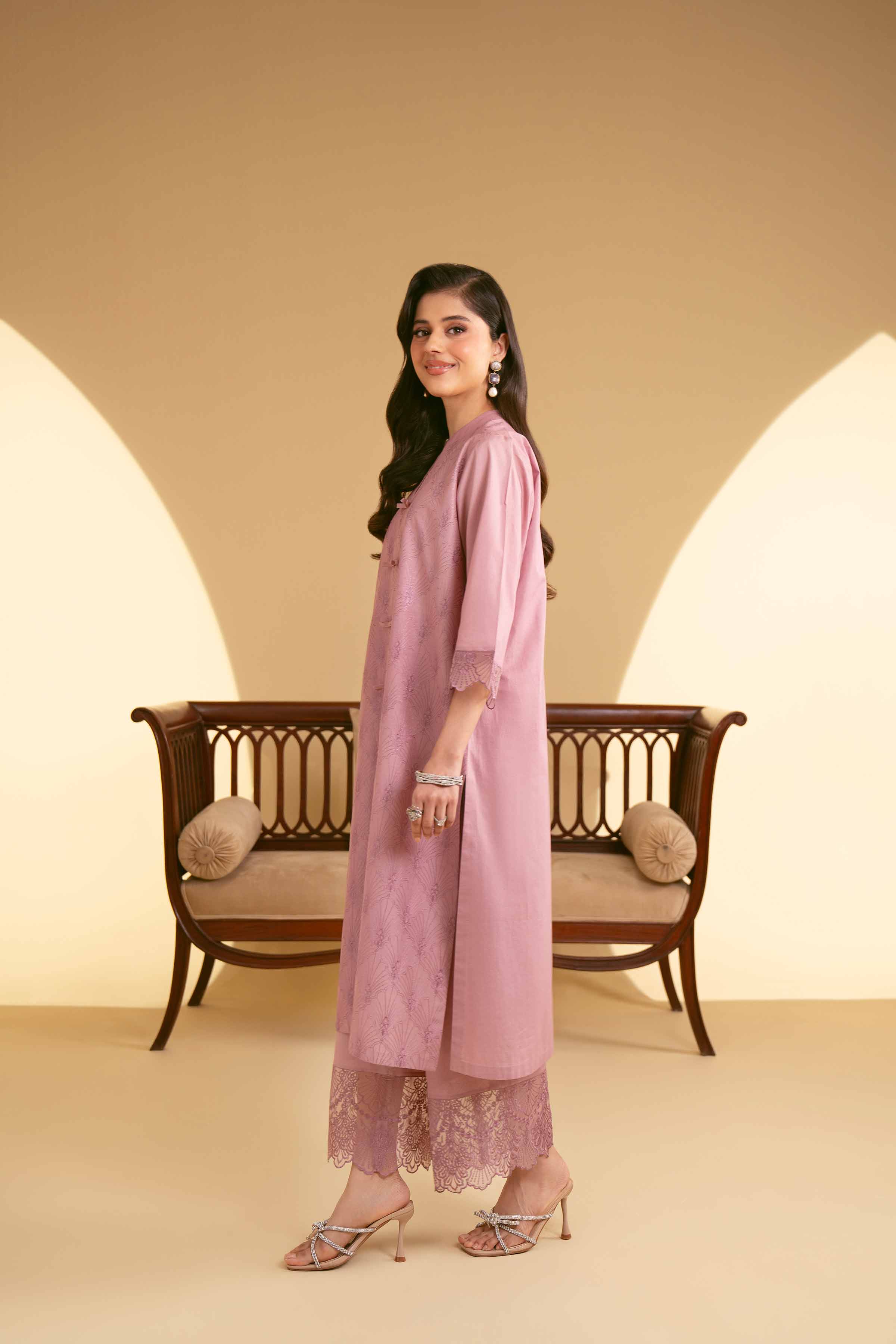2 Piece - Embroidered Suit - KFE25-05 - Image 5