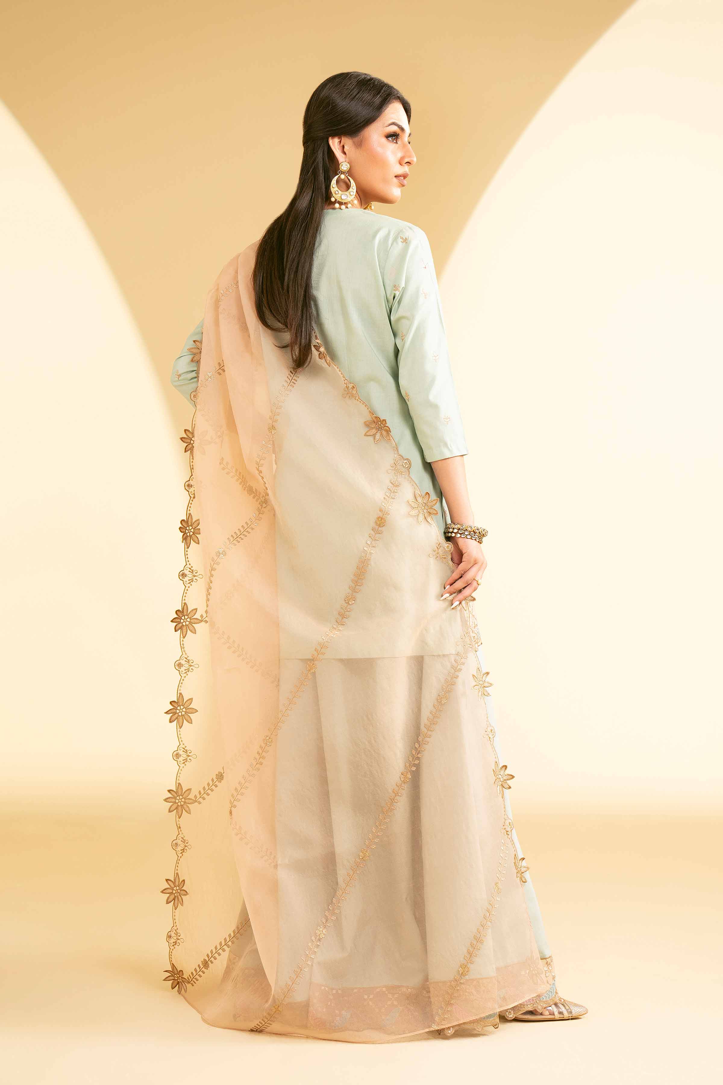 3 Piece - Embroidered Suit - KFE25-08 - Image 3