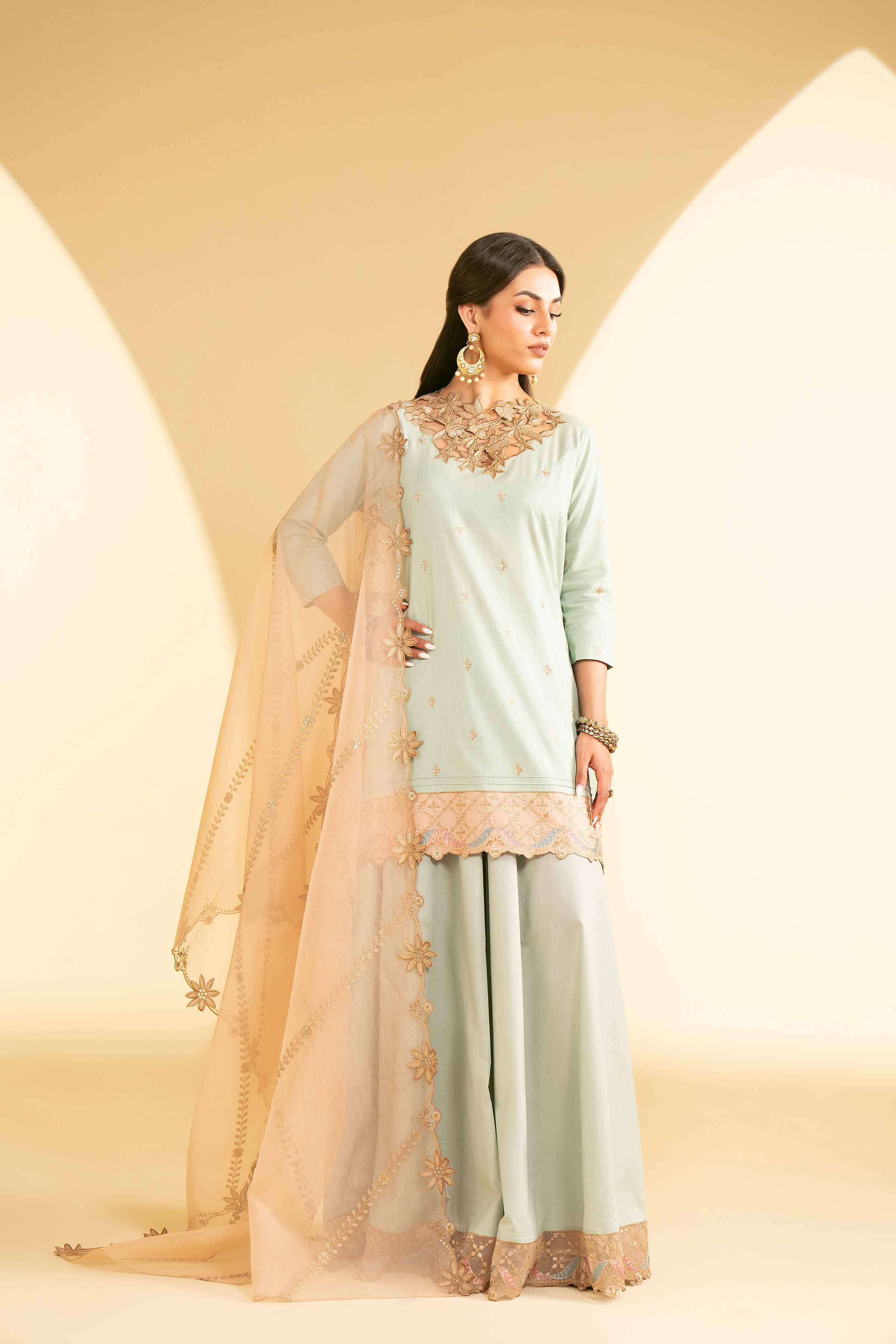 3 Piece - Embroidered Suit - KFE25-08 - Image 5