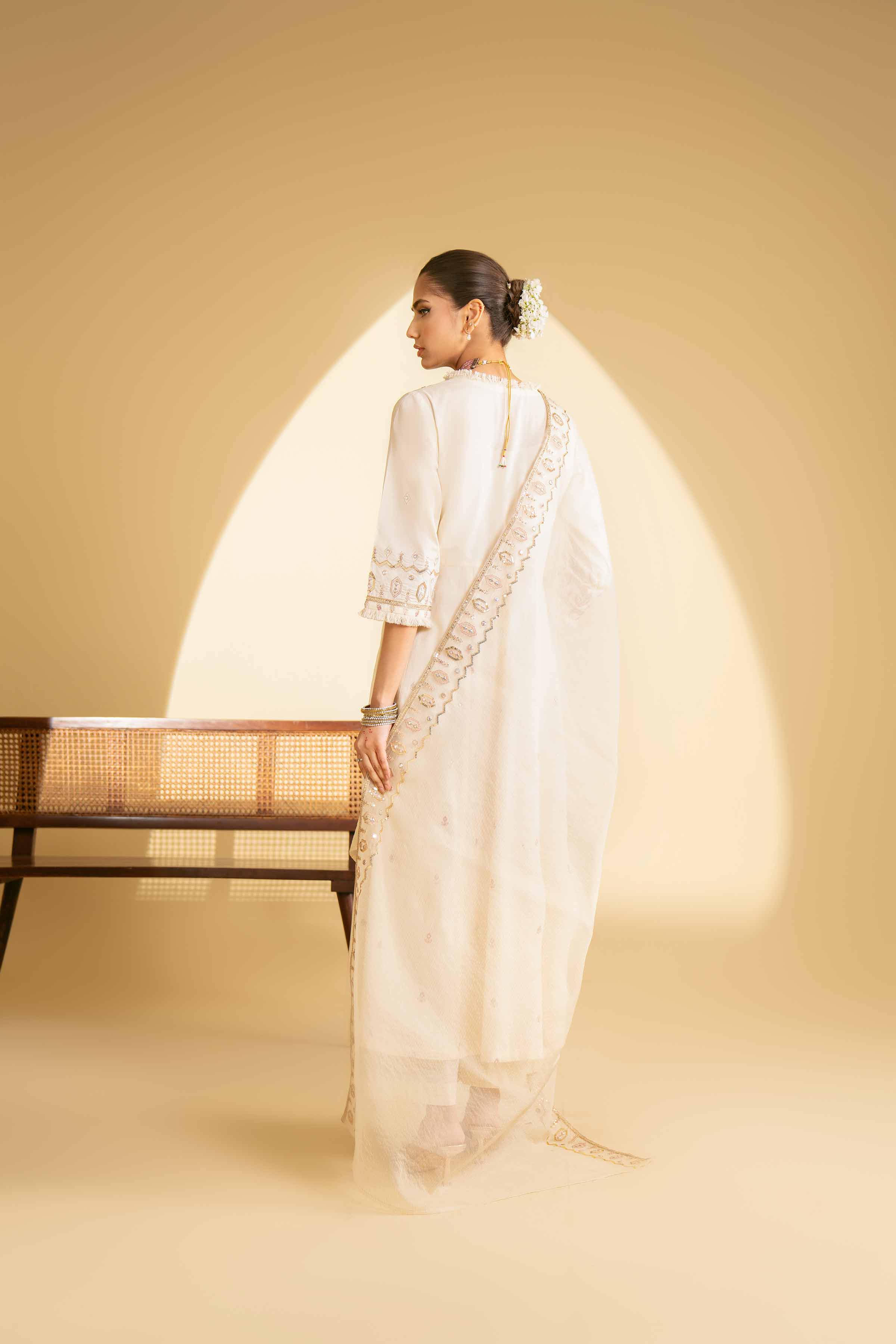 3 Piece - Embroidered Suit - KFE25-10 - Image 3