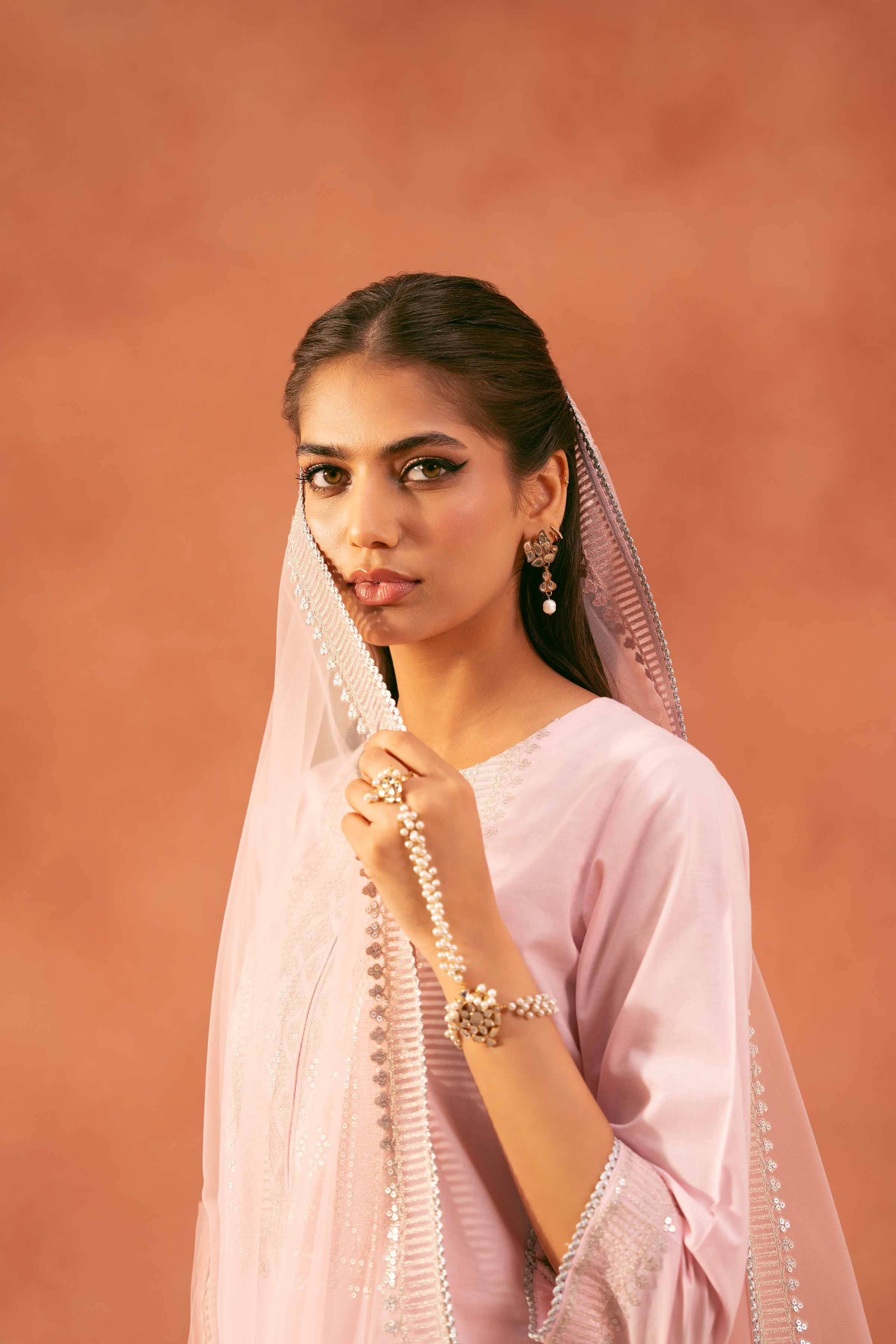 3 Piece - Embroidered Suit - KFE25-160 - Image 7