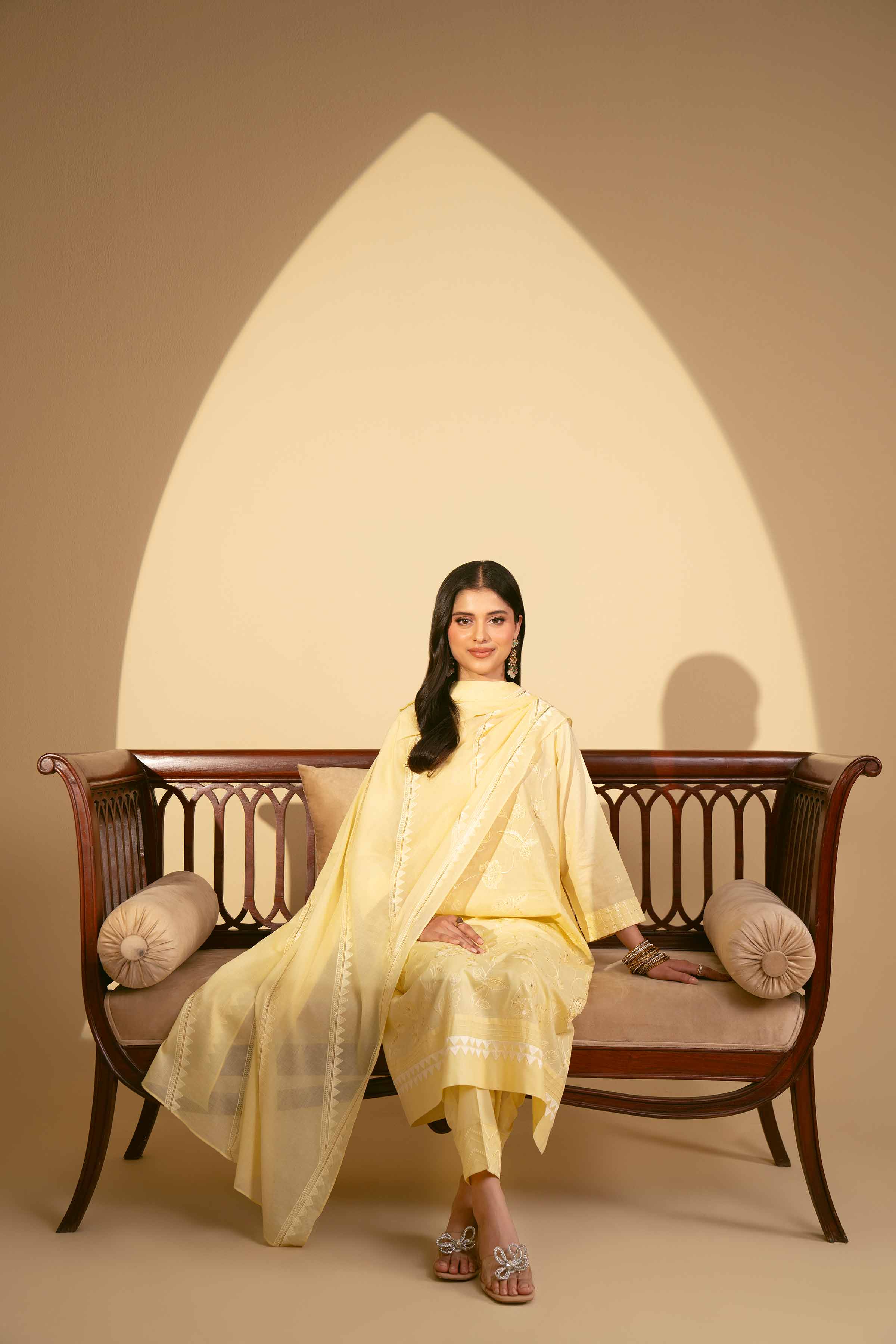 3 Piece - Embroidered Suit - KFE25-23 - Image 6