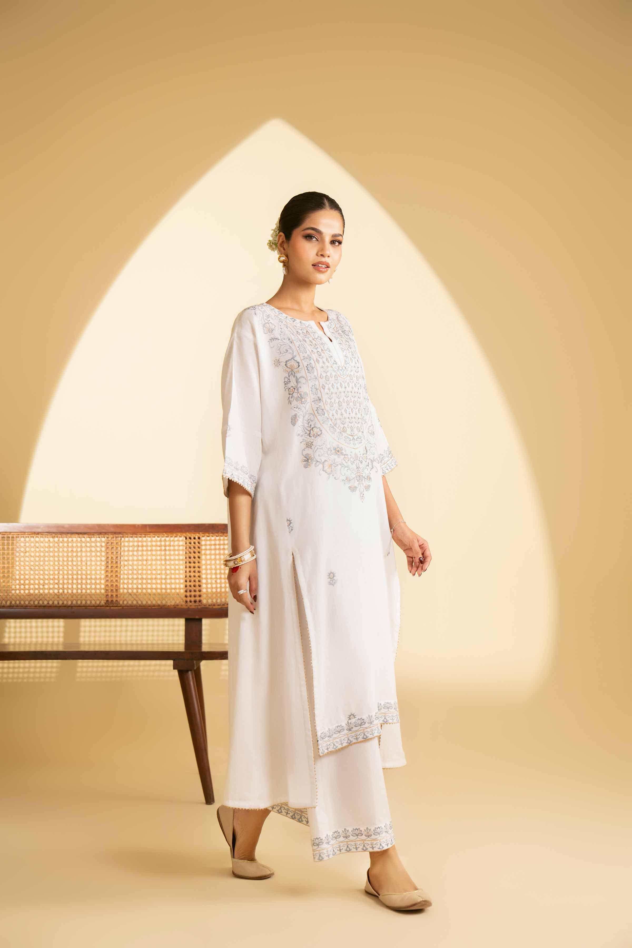 Embroidered Dress - KFE25-25 - Image 5
