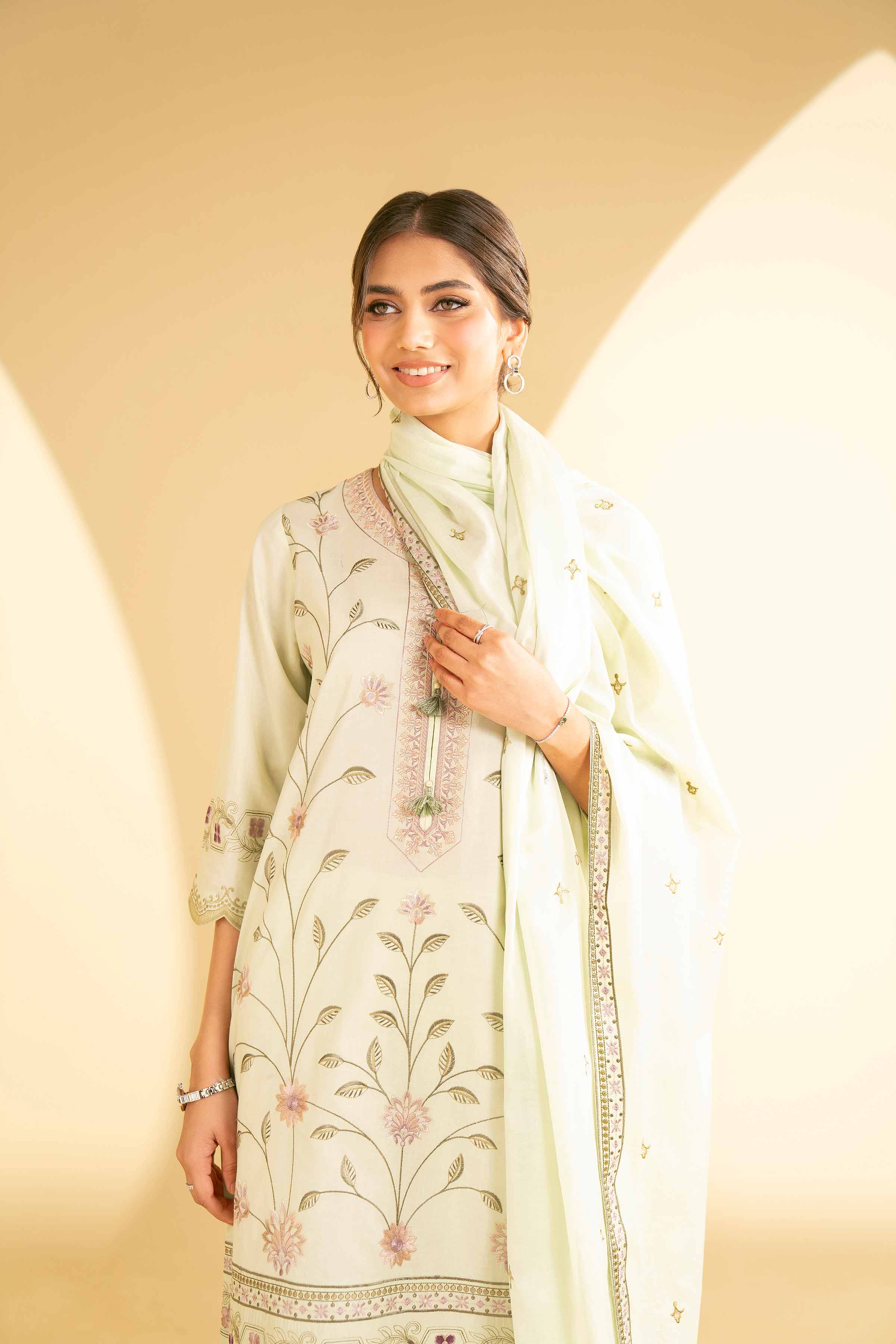 3 Piece - Embroidered Suit - KFE25-30 - Image 6