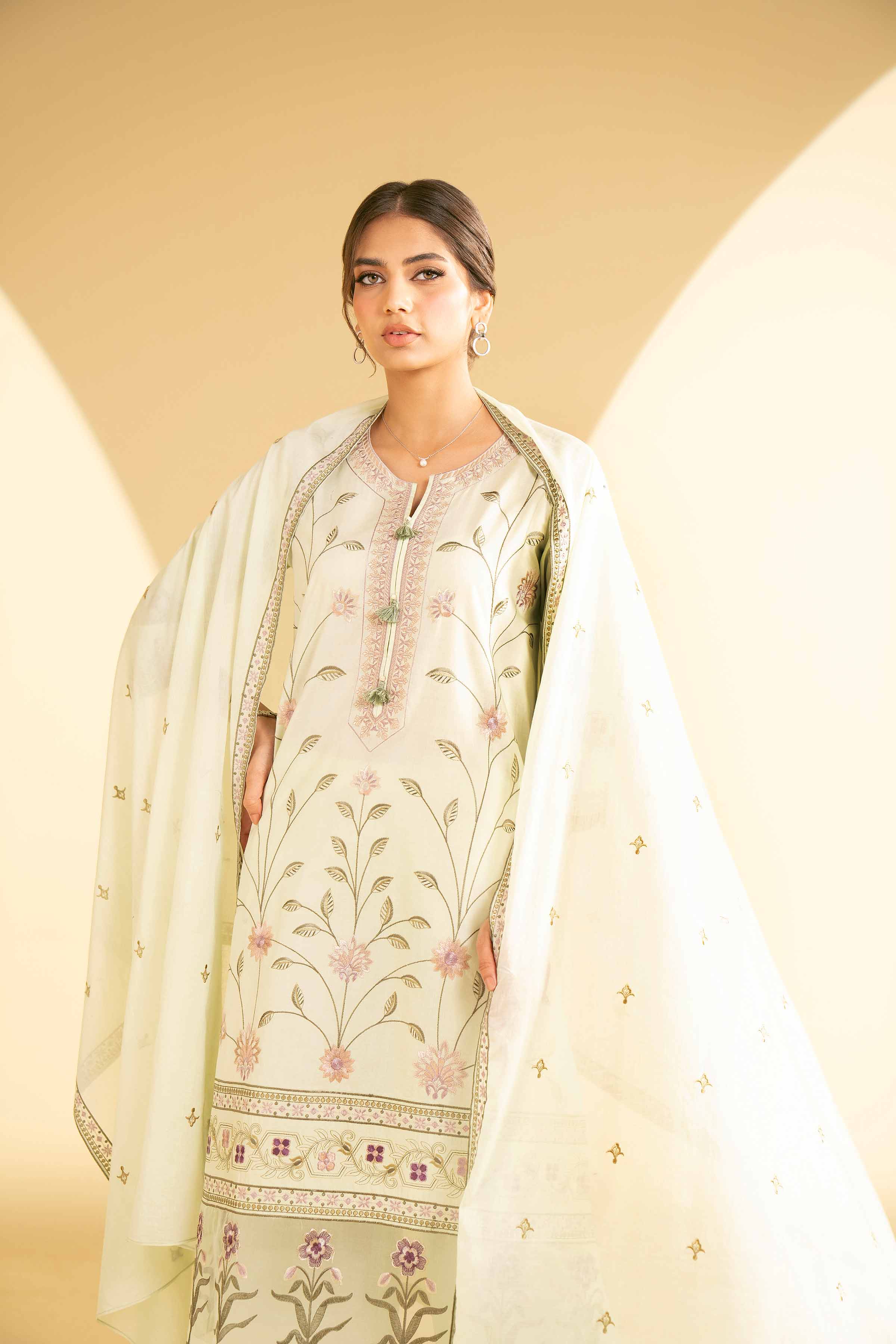 3 Piece - Embroidered Suit - KFE25-30 - Image 8