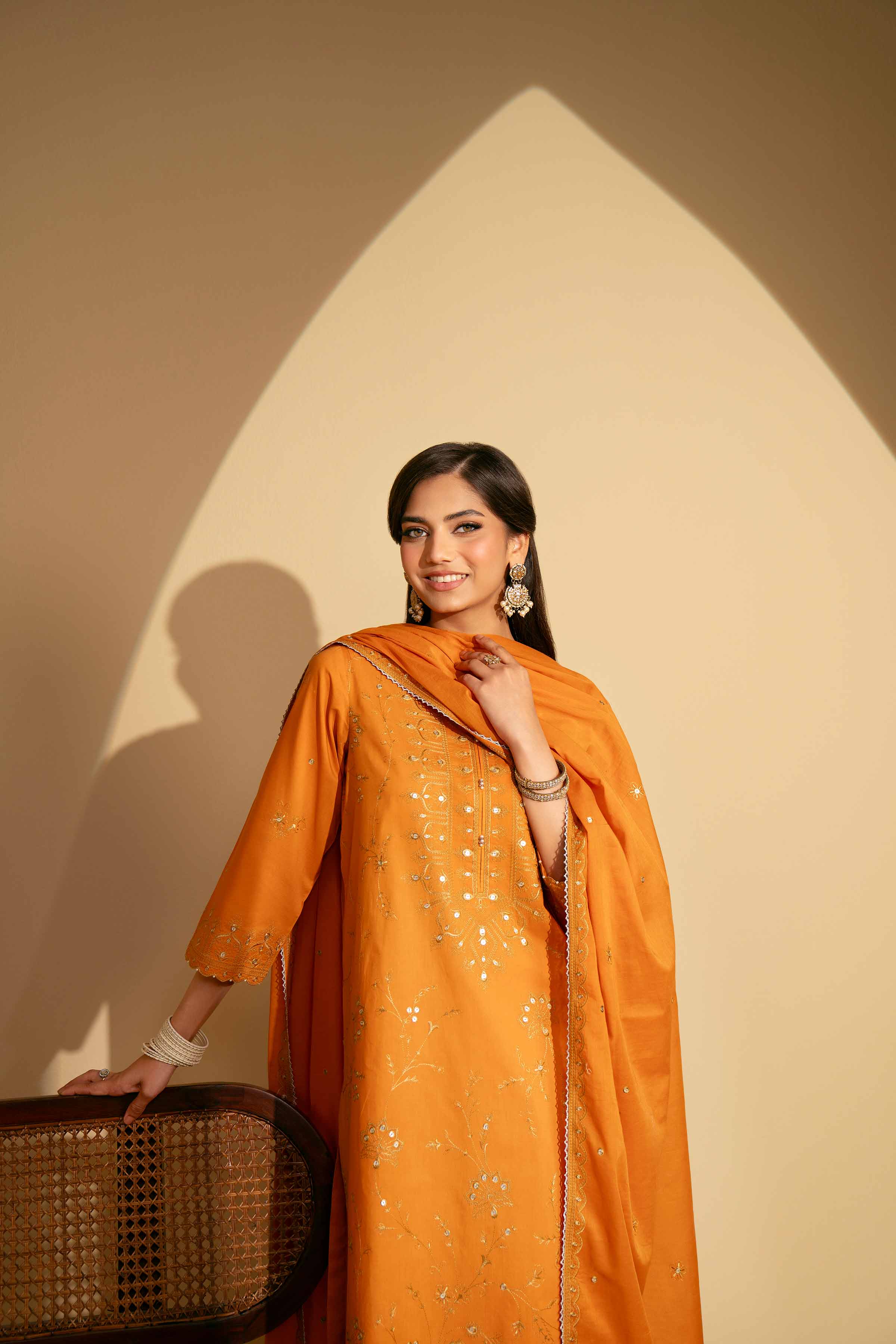 3 Piece - Embroidered Suit - KFE25-34 - Image 5