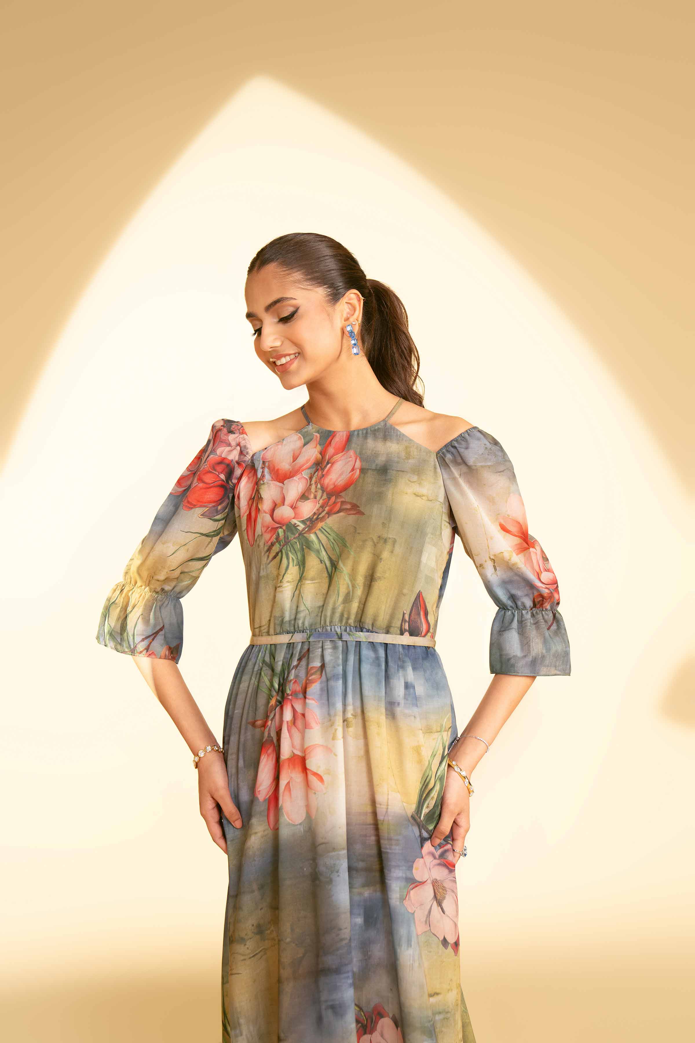 Printed Dress - KFE25-54 - Image 4