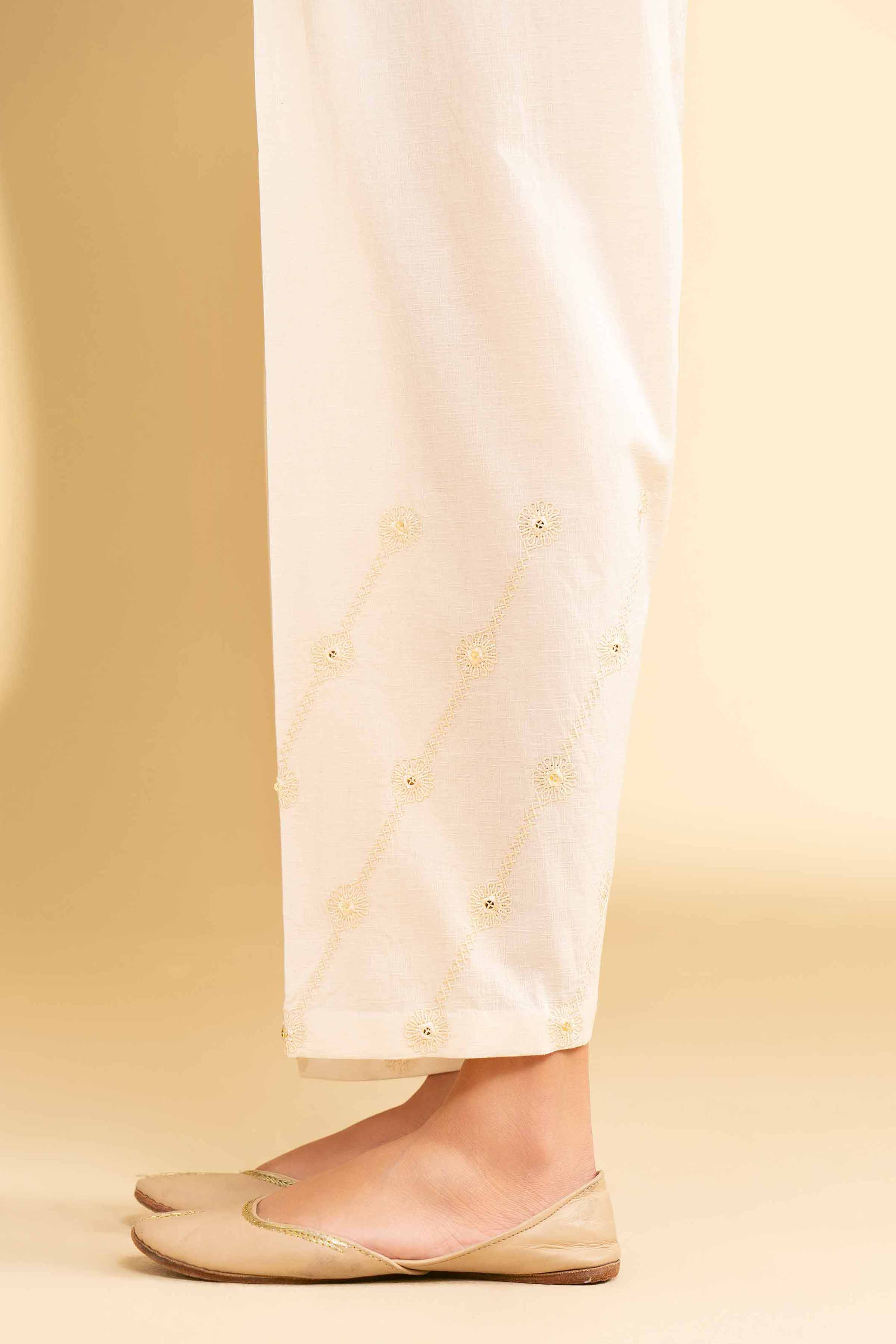Embroidered Shalwar - KFE25-59 - Image 4