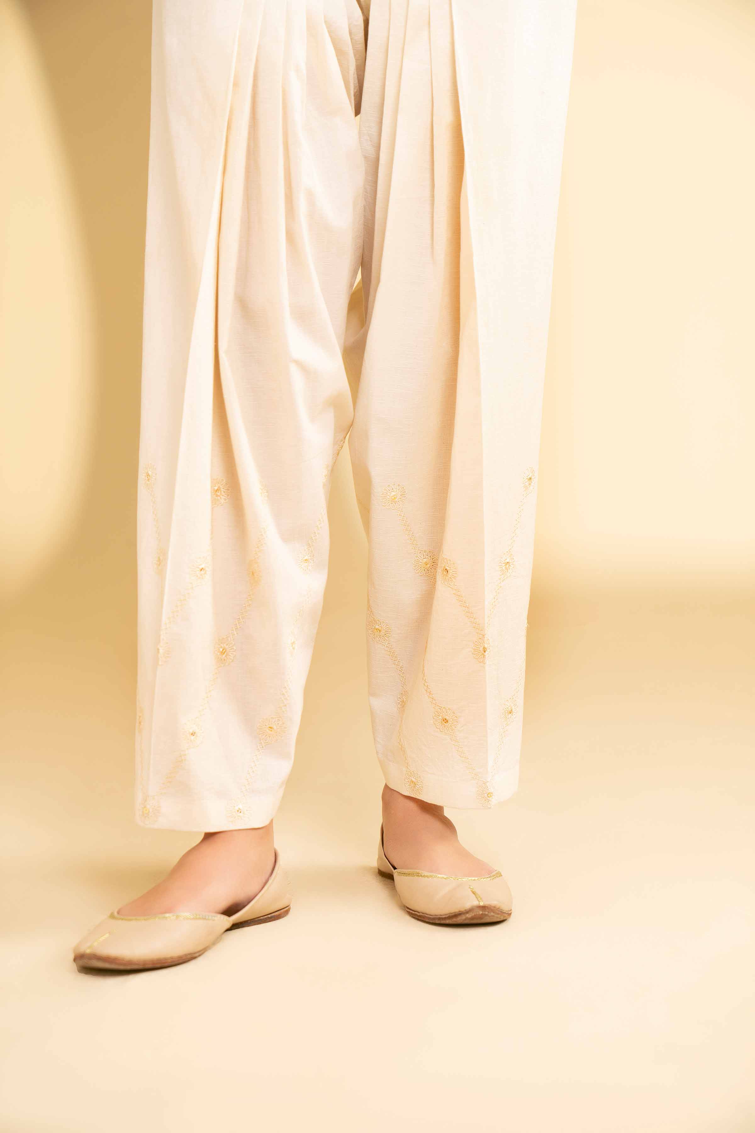 Embroidered Shalwar - KFE25-59 - Image 5