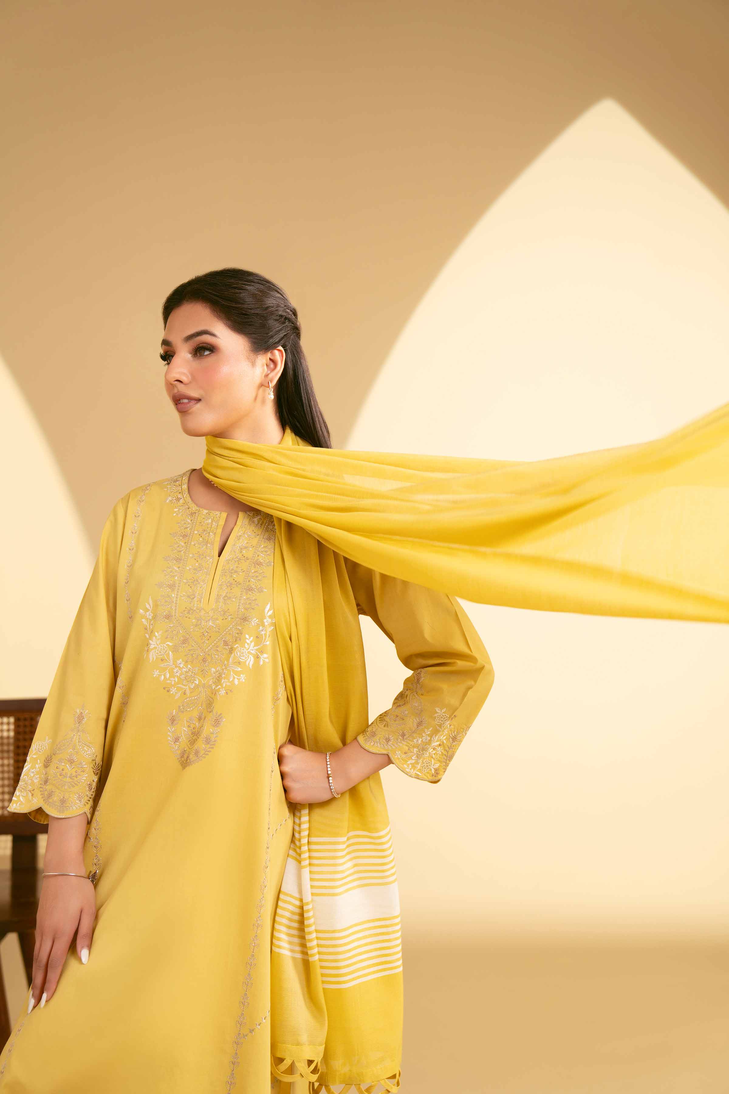 3 Piece - Embroidered Suit - KFE25-62 - Image 6