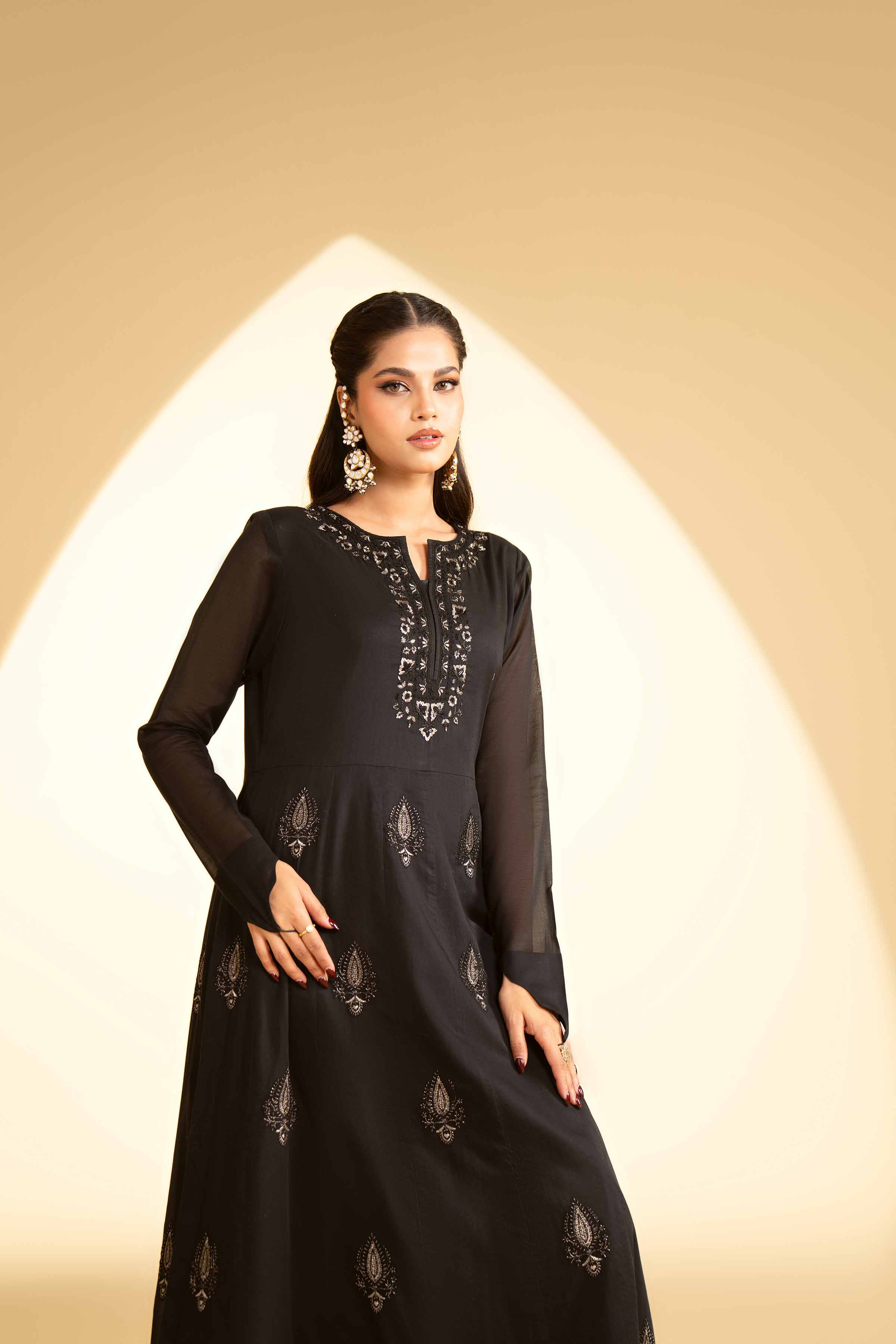 Embroidered Dress - KFE25-65 - Image 5
