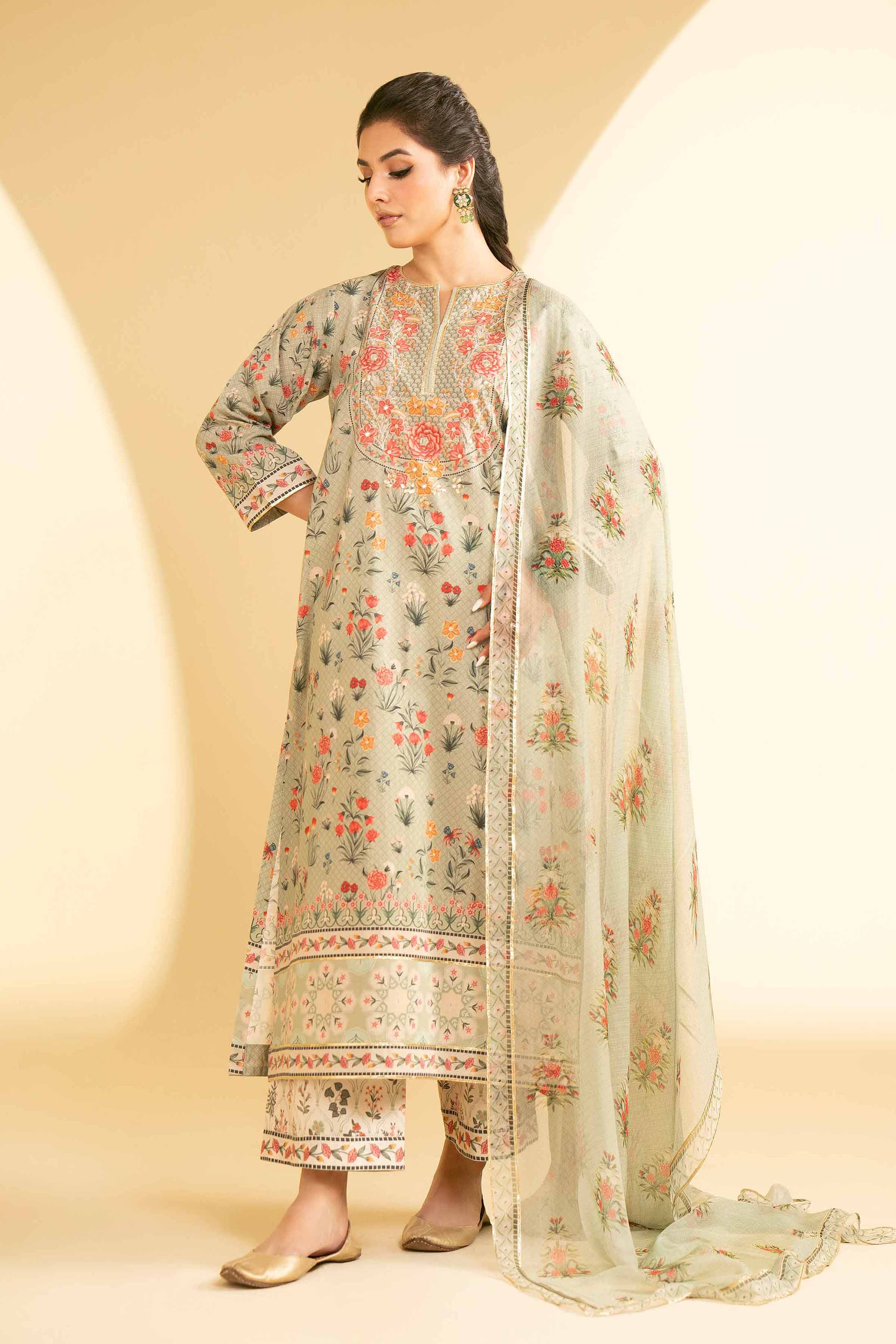 3 Piece - Printed Suit - KFE25-77