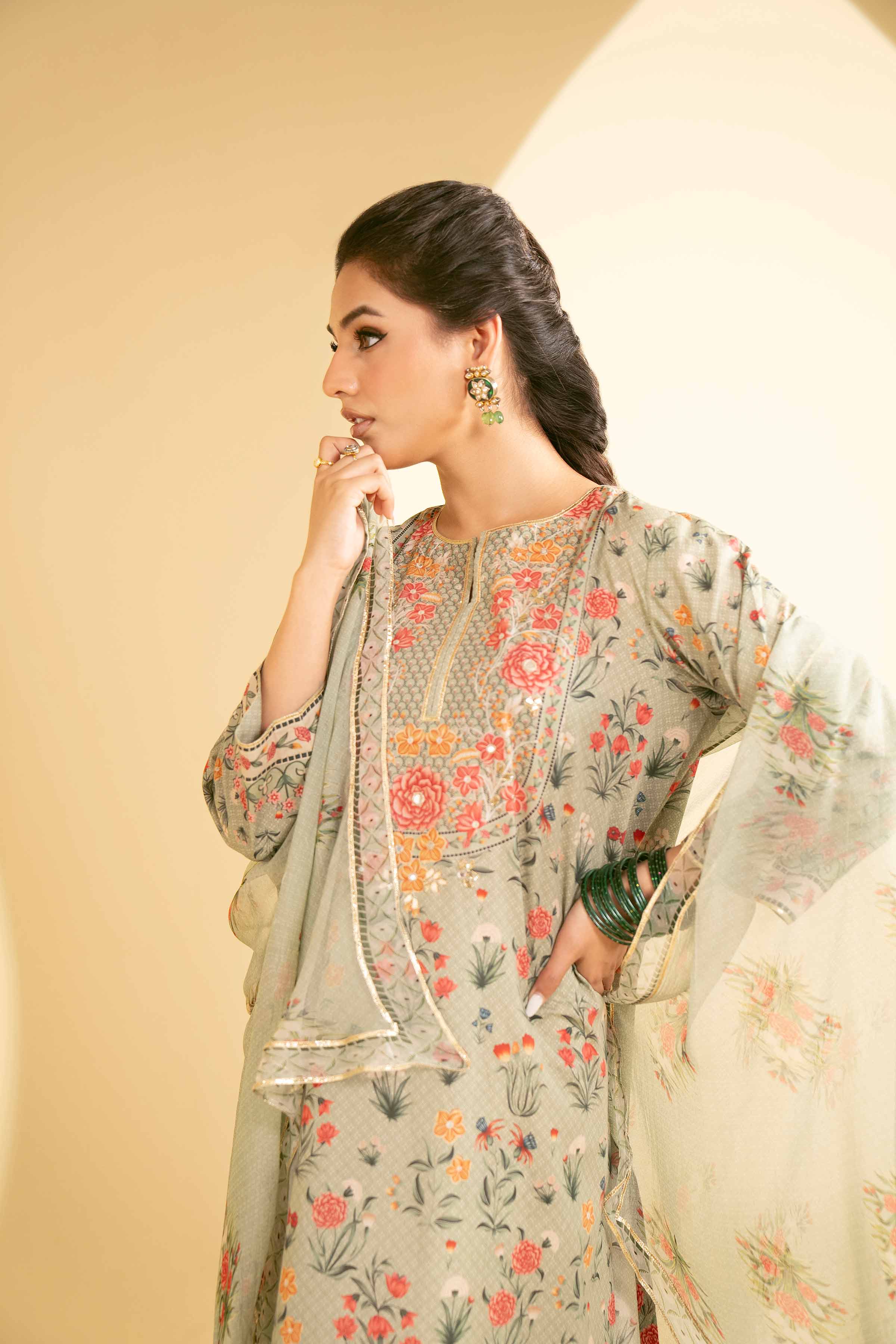 3 Piece - Printed Suit - KFE25-77 - Image 4
