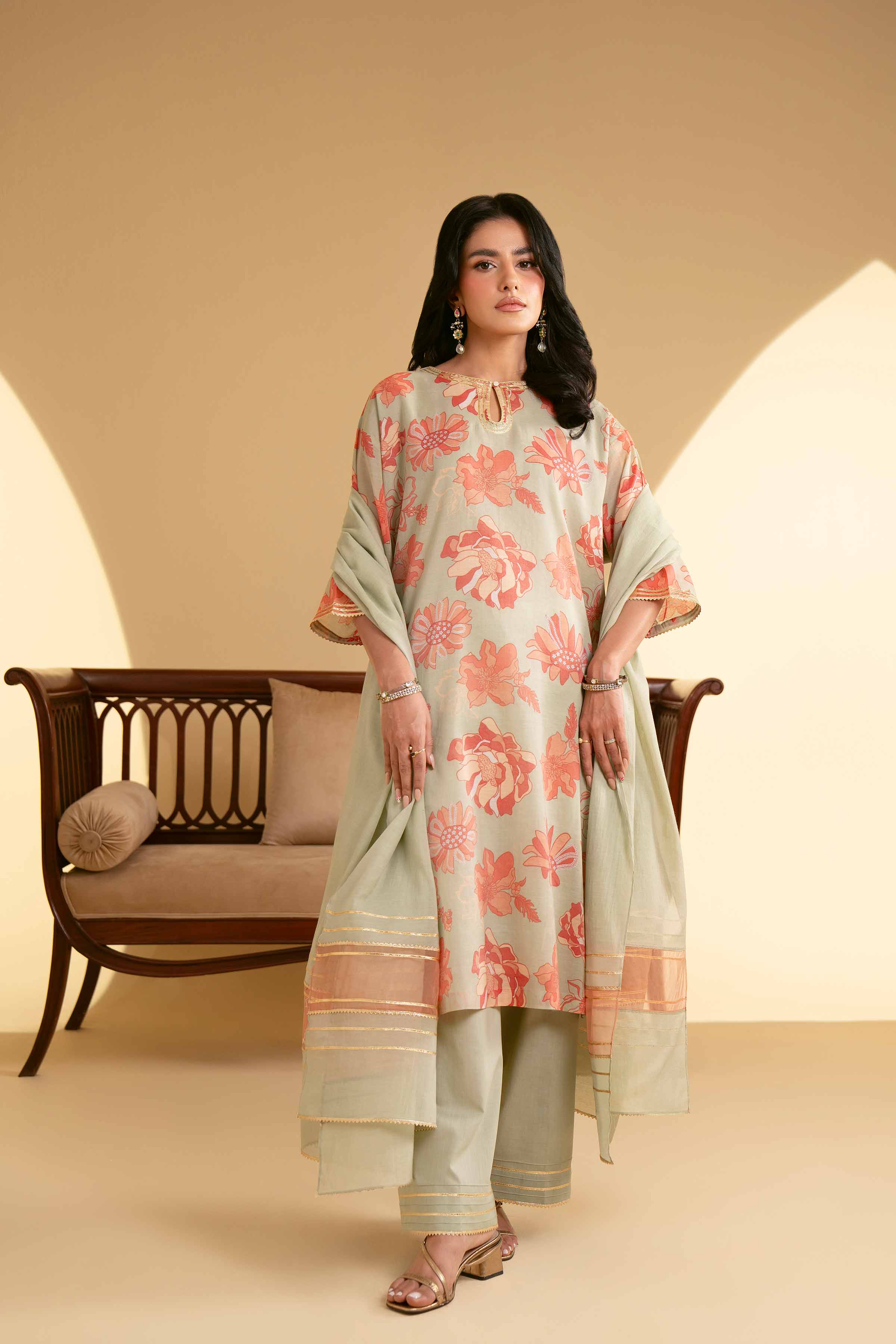3 Piece - Printed Suit - KFE25-82 - Image 4