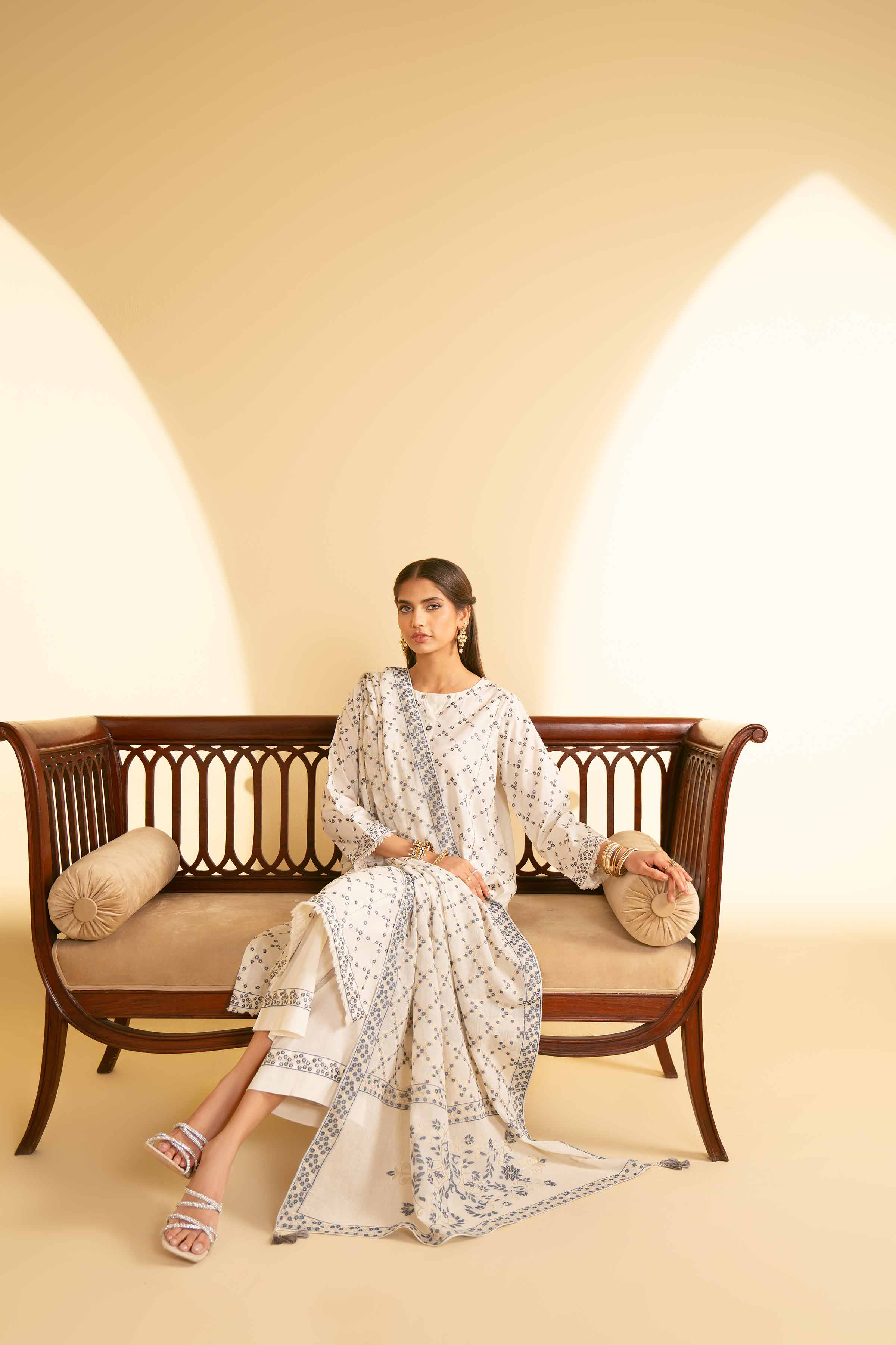 3 Piece - Embroidered Suit - KFE25-90 - Image 7