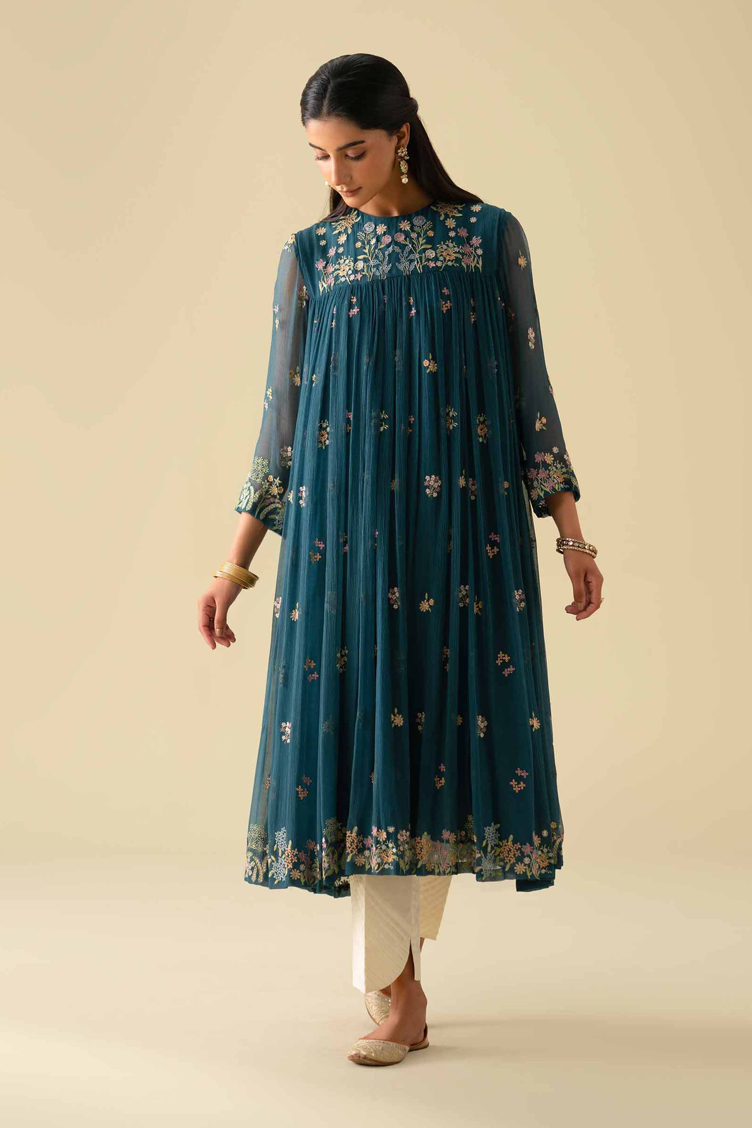 Embroidered Dress - KFE26-05 - Image 2