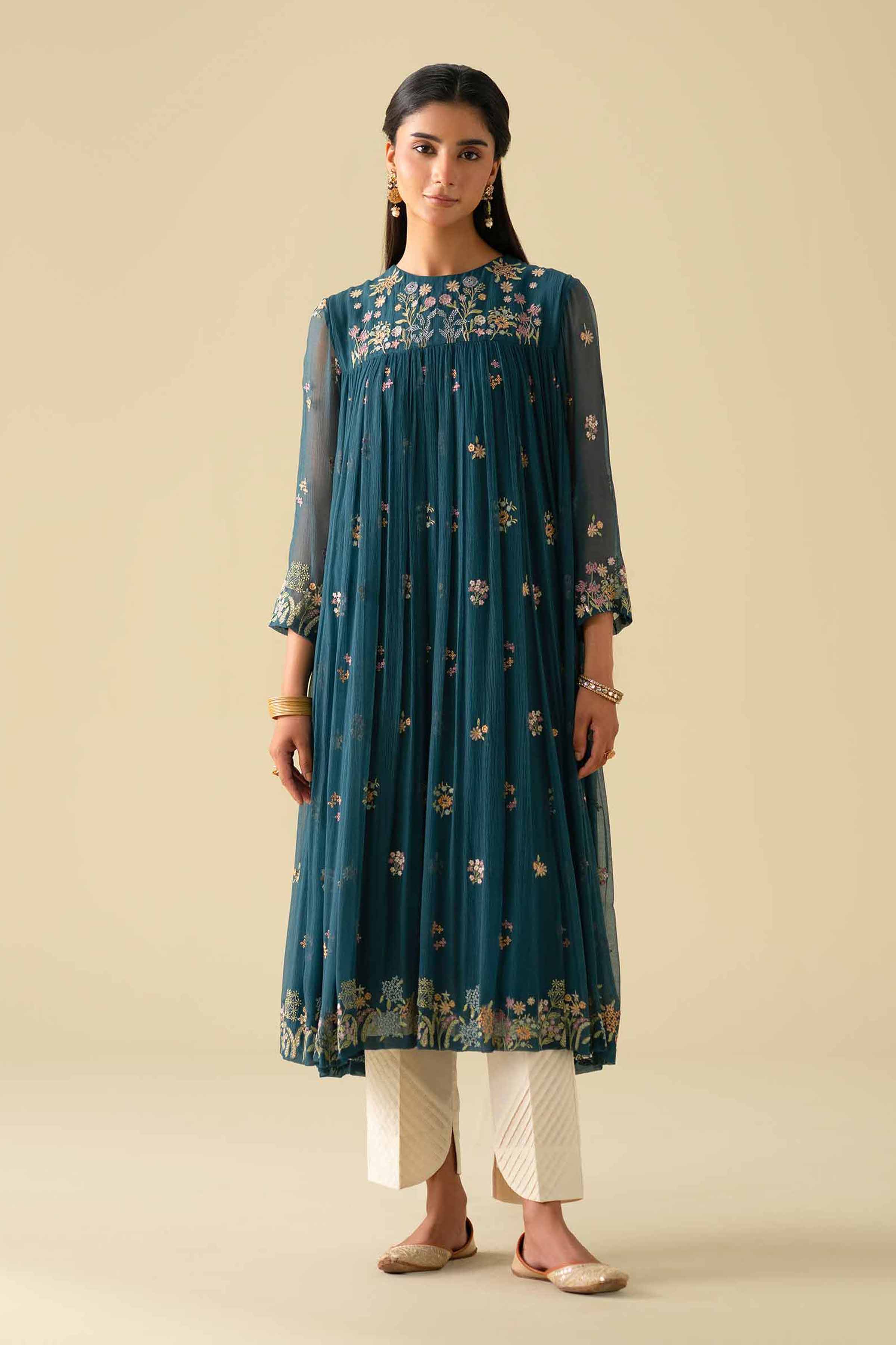 Embroidered Dress - KFE26-05 - Image 3