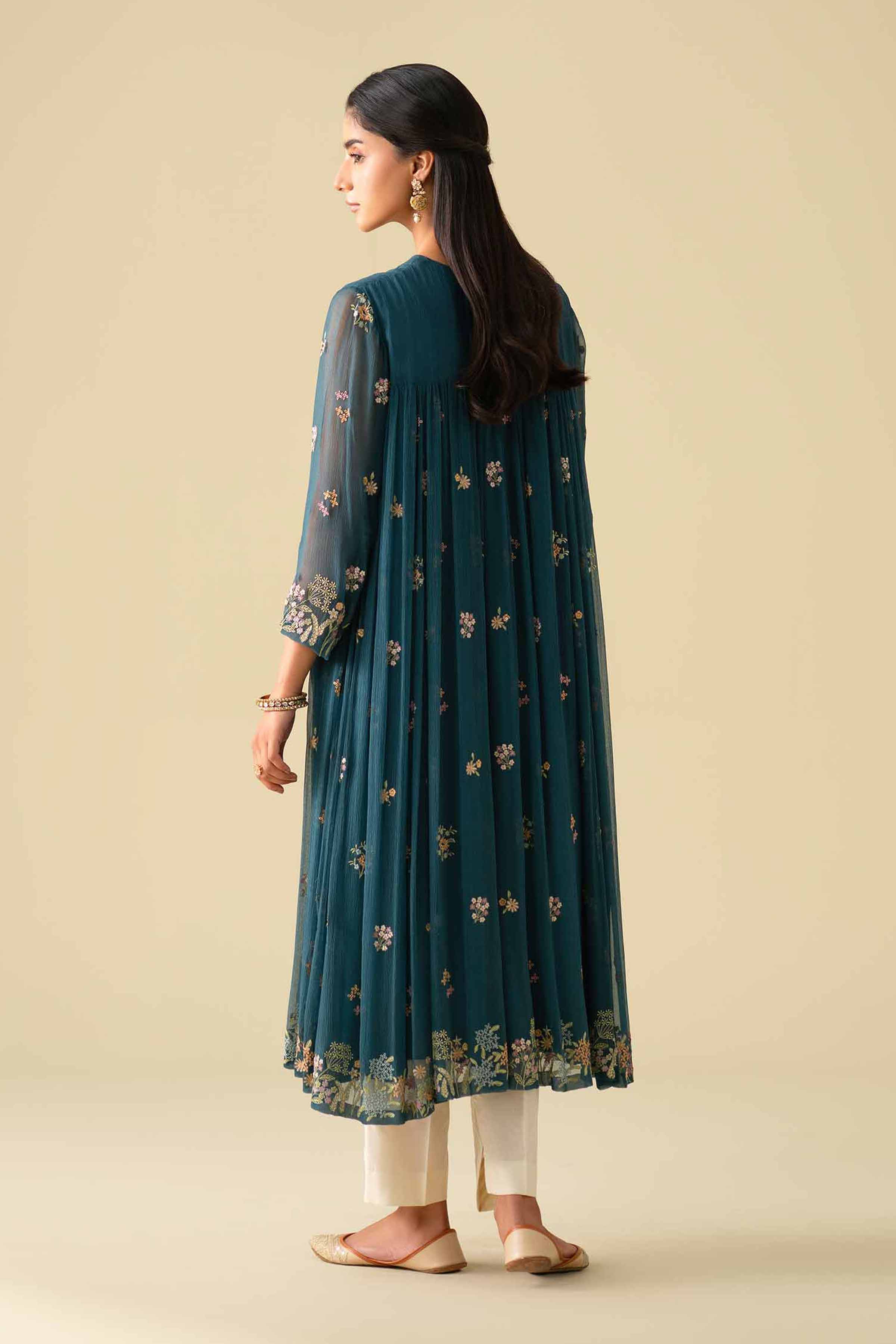 Embroidered Dress - KFE26-05 - Image 4