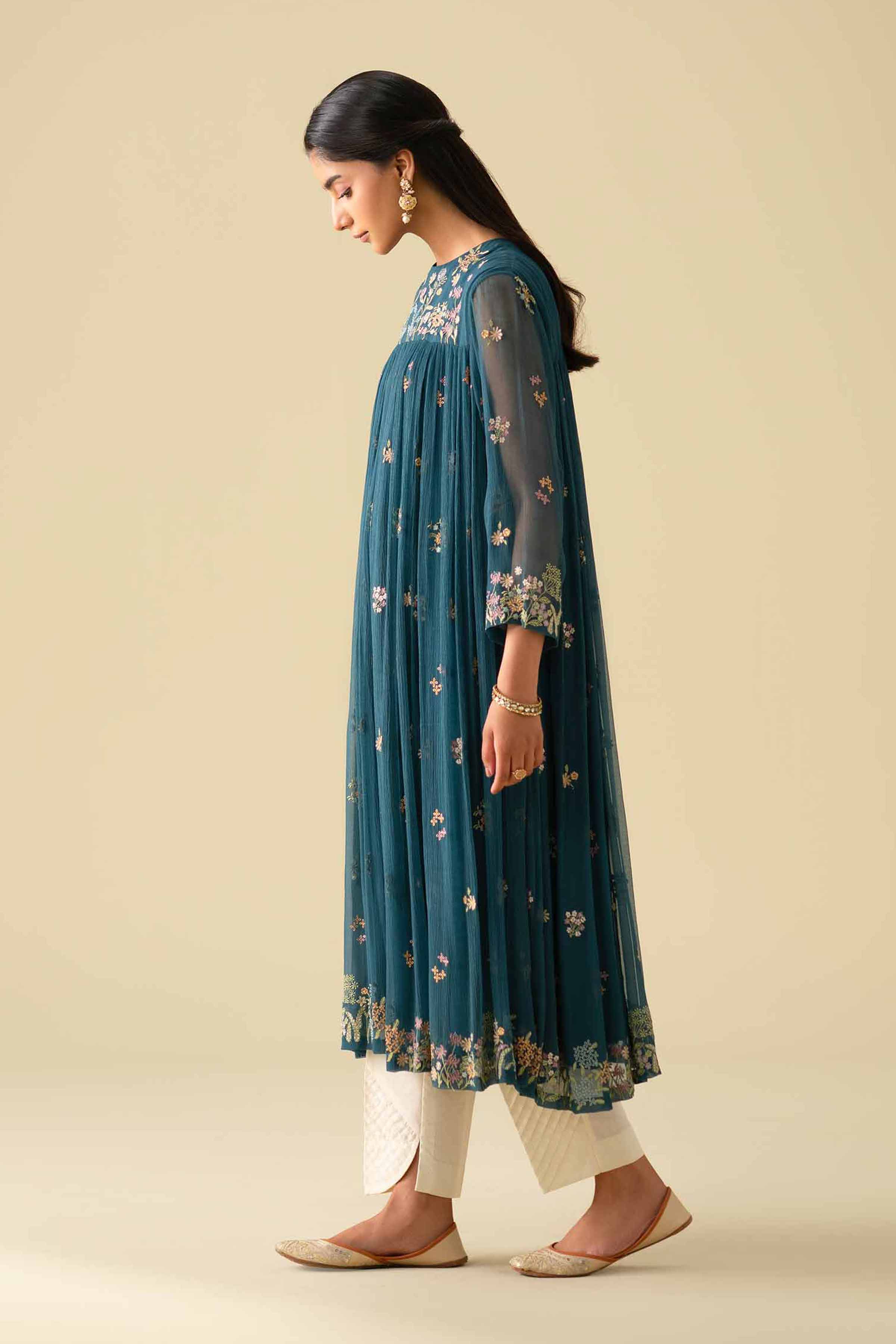 Embroidered Dress - KFE26-05 - Image 5